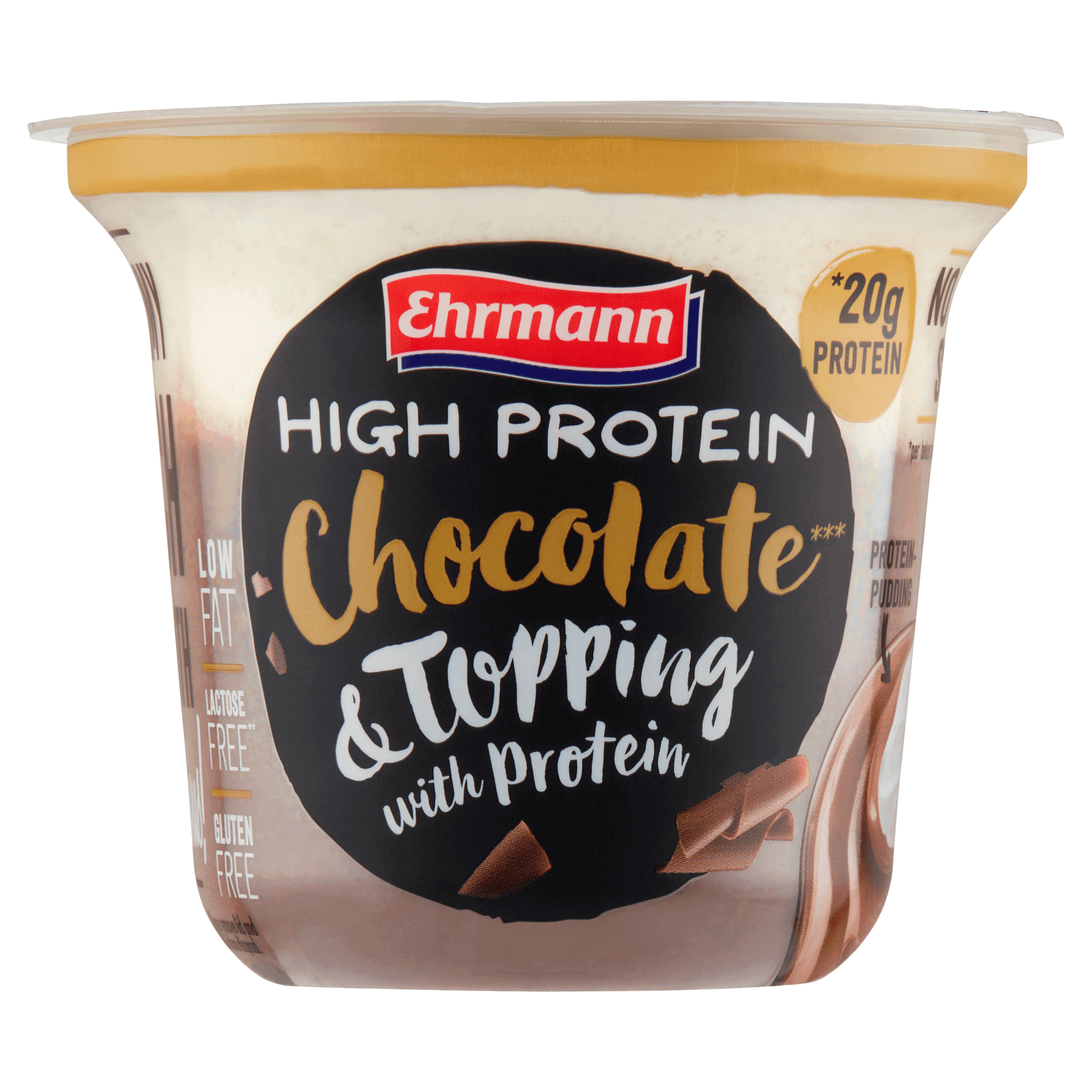 Ehrmann High Protein pudding topping choco