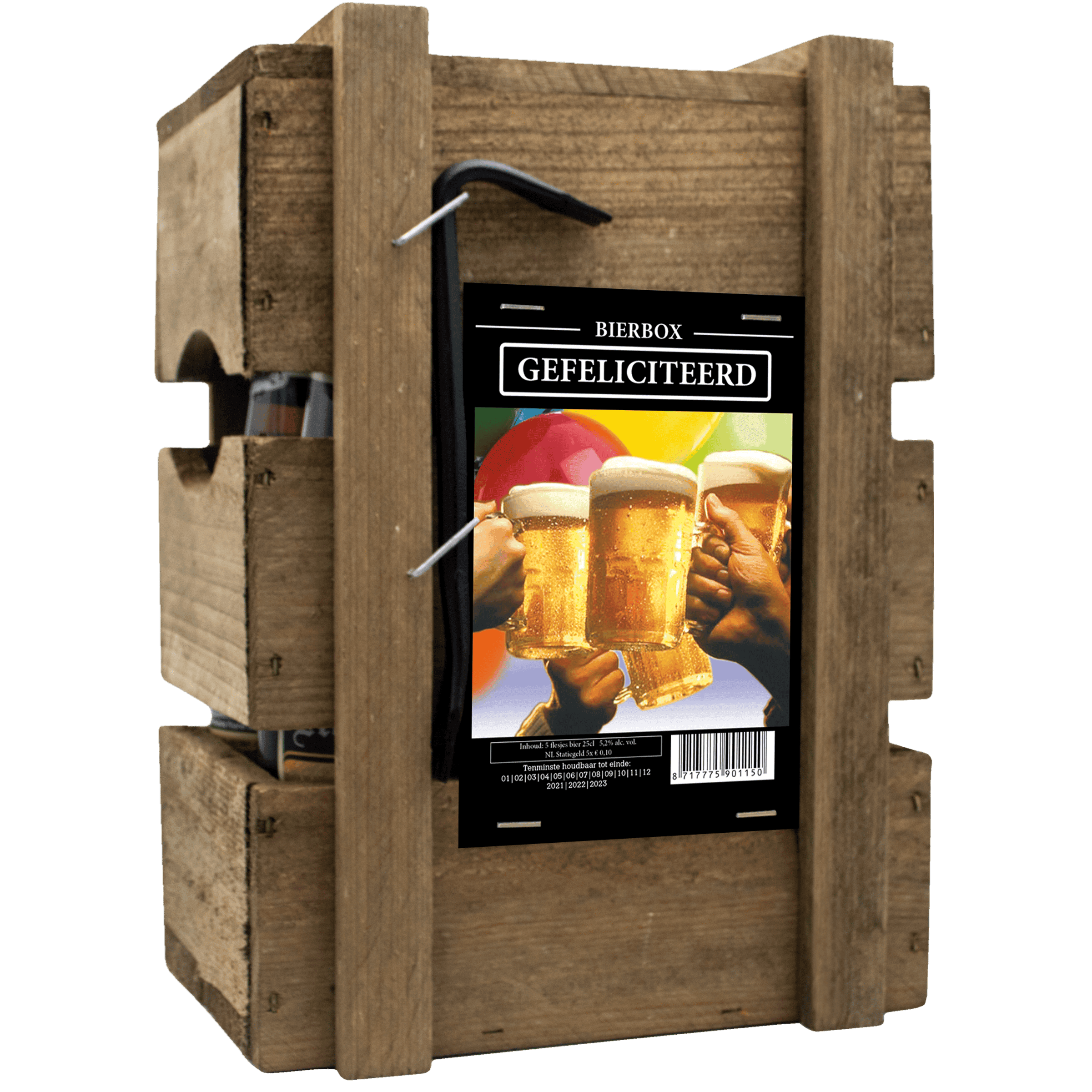 MULTI CADEAU Bierbox Gefeliciteerd