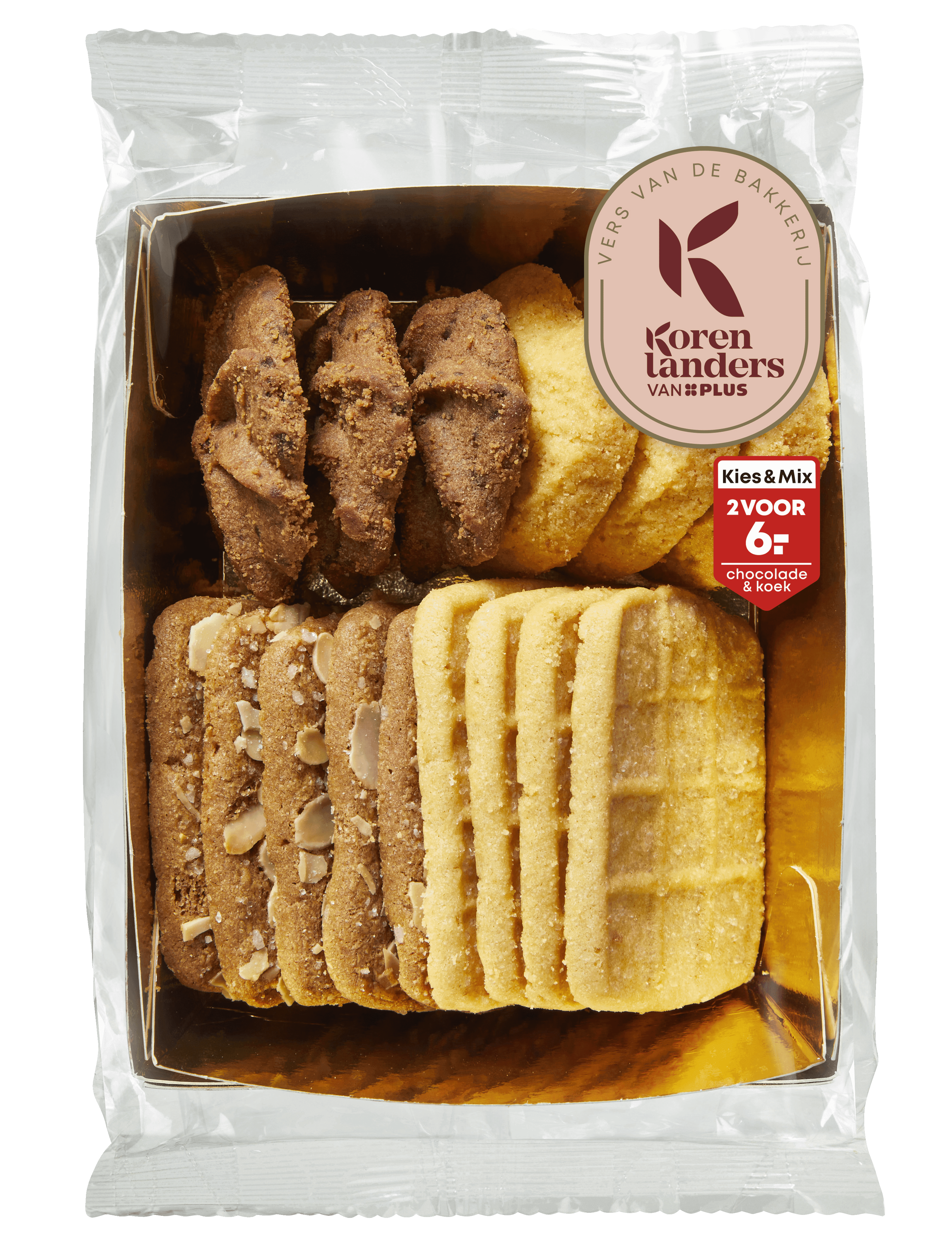 PLUS Korenlanders Gesorteerde roomboterkoekjes
