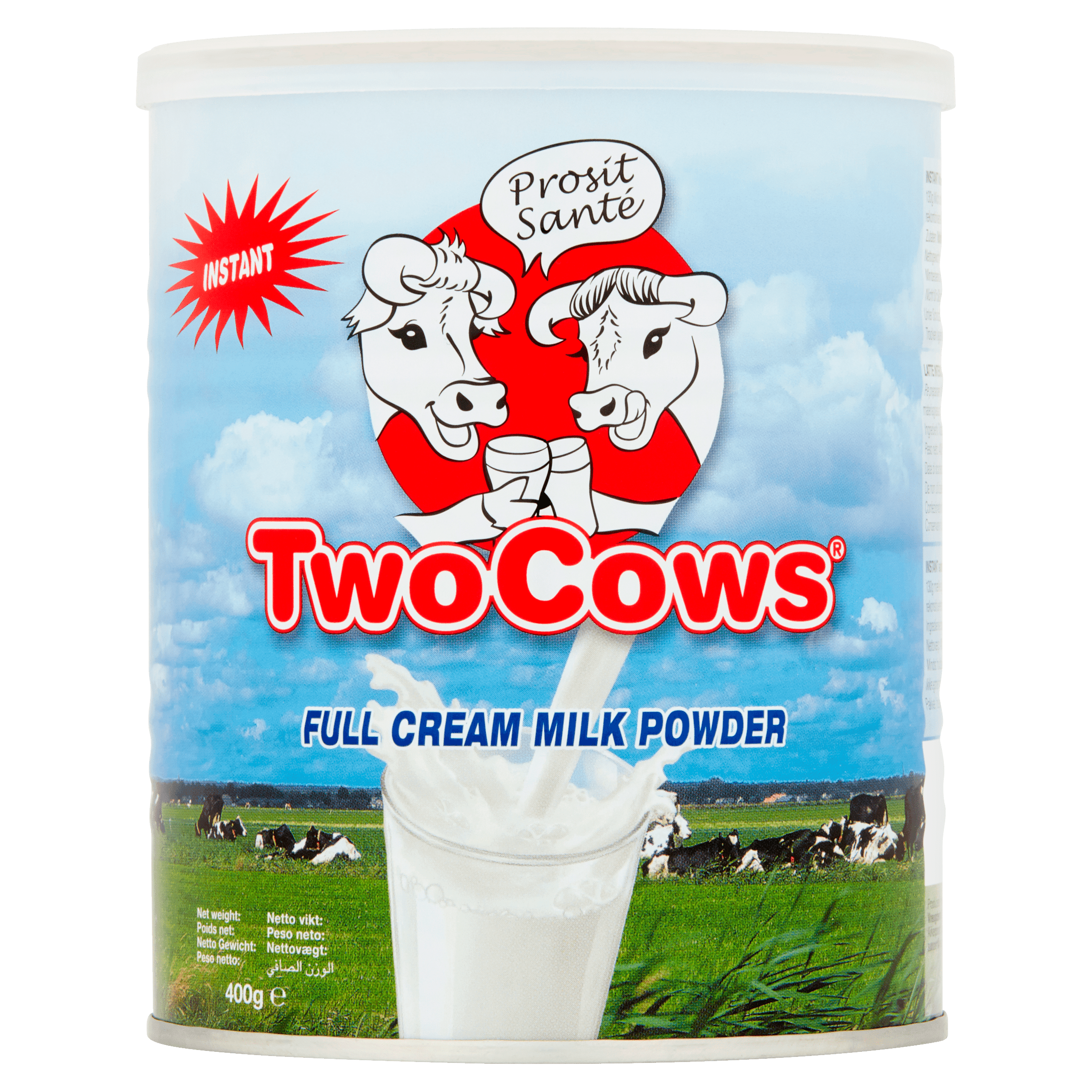 Two Cows Instant volle melkpoeder