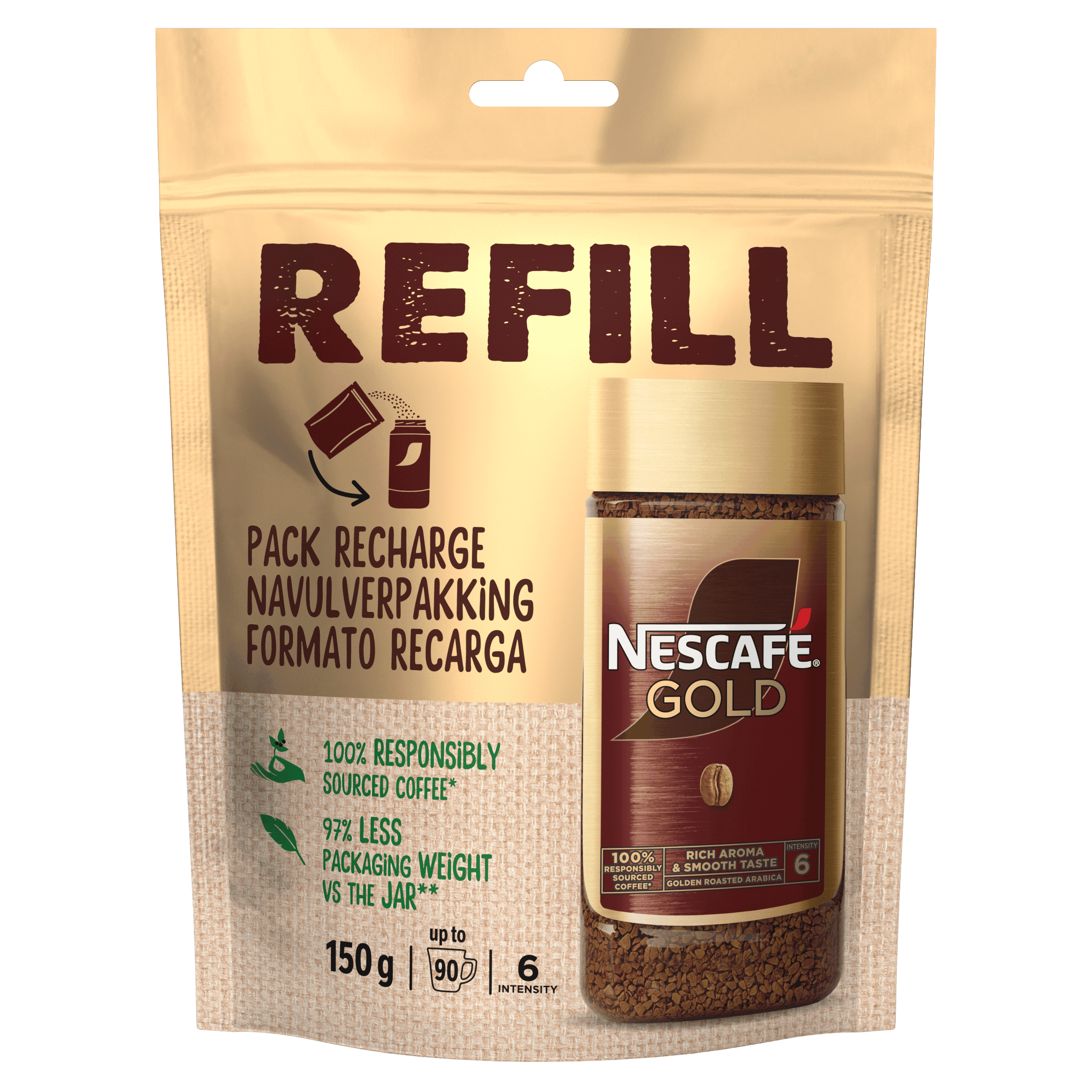 Nescafe Gold refill bag