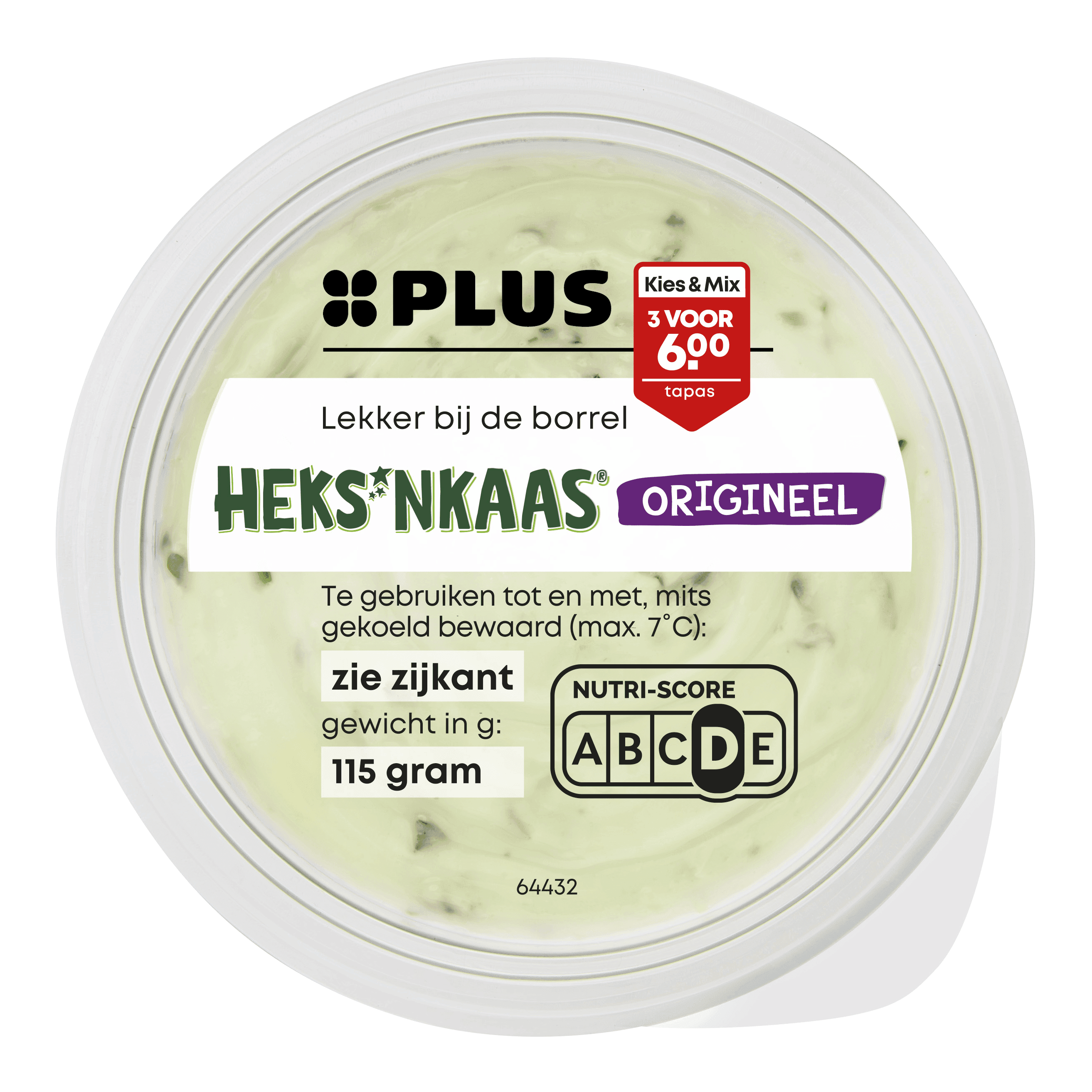 Heks'nkaas Origineel dipcup