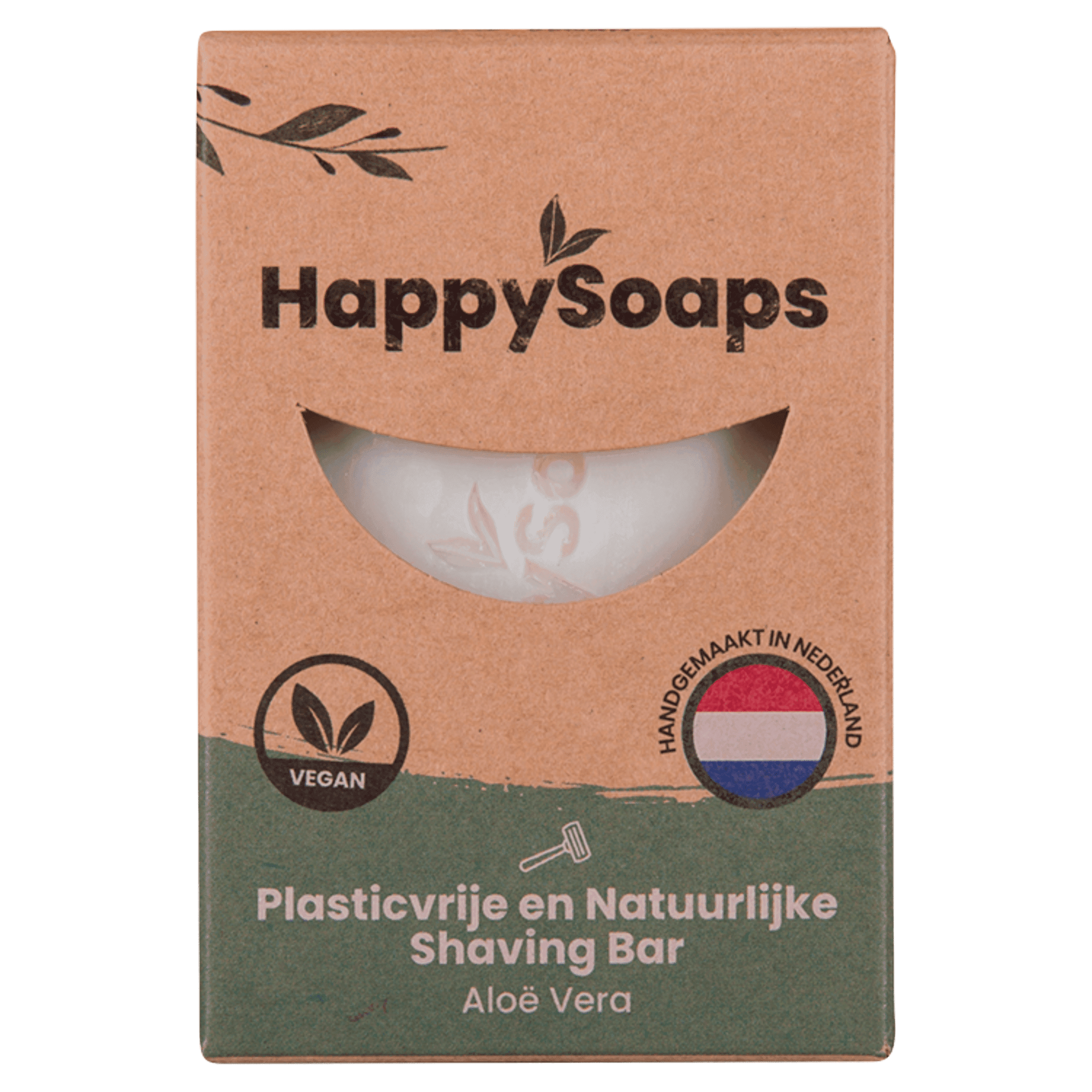 HappySoaps Aloe vera shaving bar