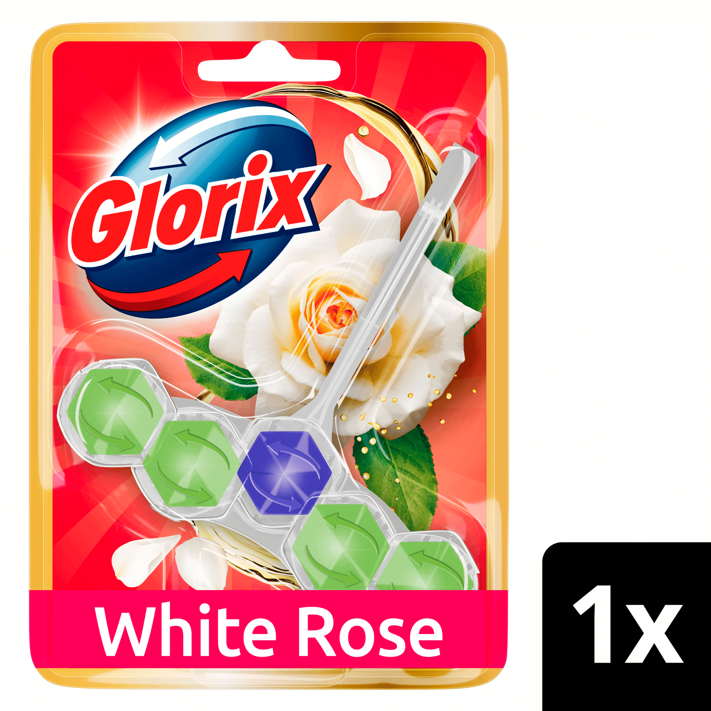 Glorix Toiletblok aroma lux white roses