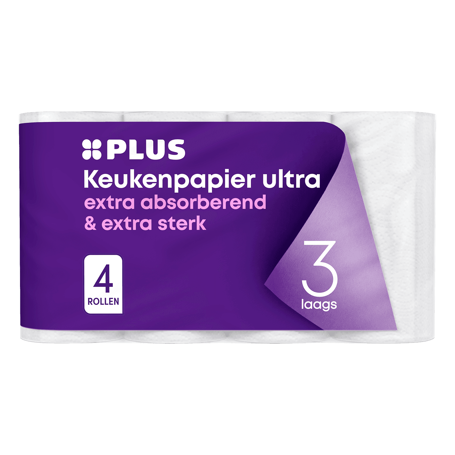 PLUS Keukenpapier 3 laags 64 vel