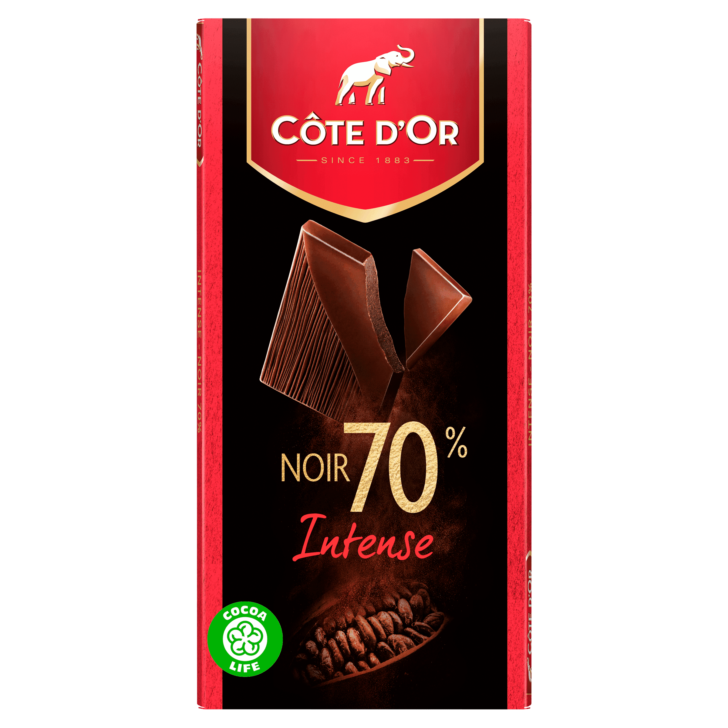 Côte d'Or Chocoladereep Extra Puur 70%