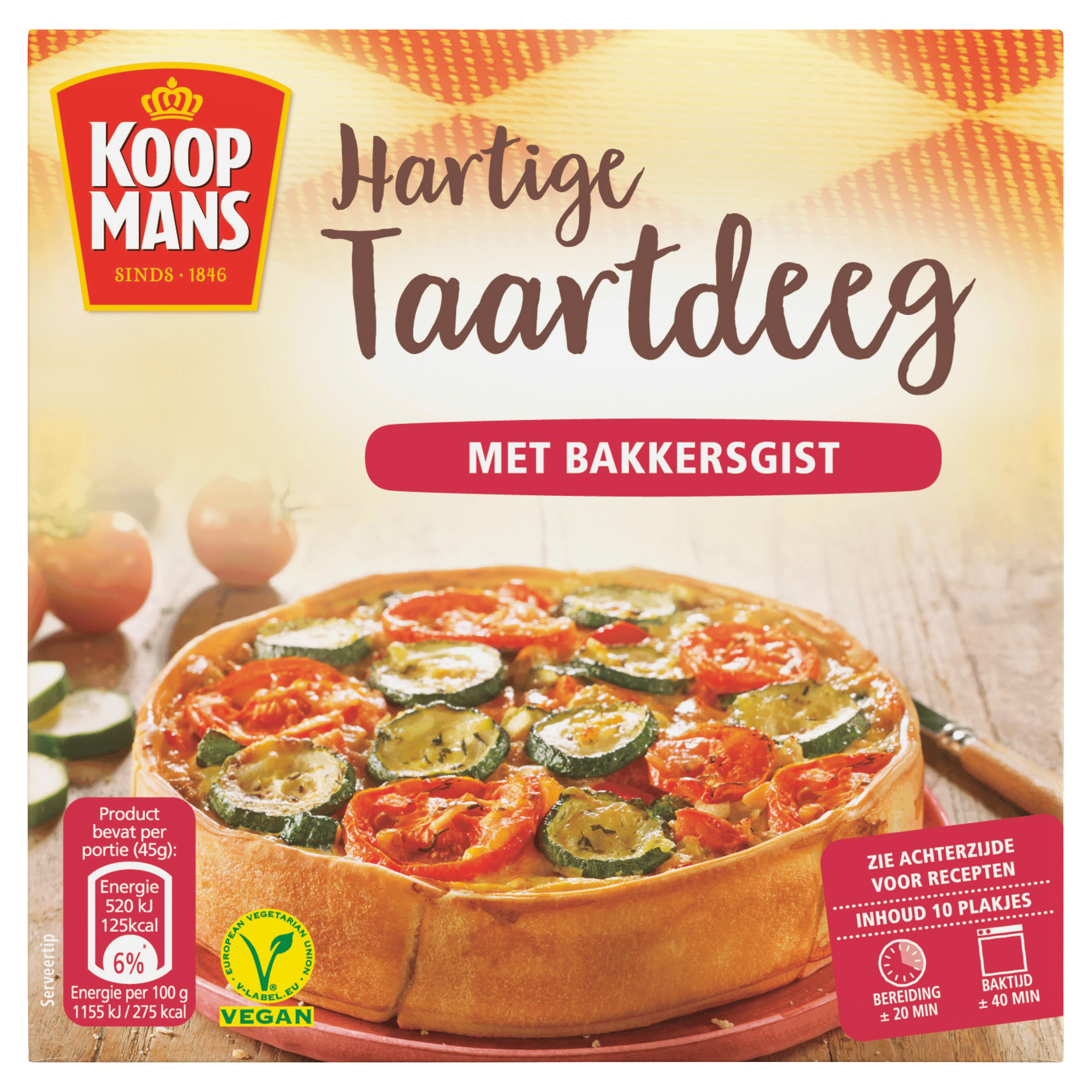 Koopmans Hartige Taartdeeg