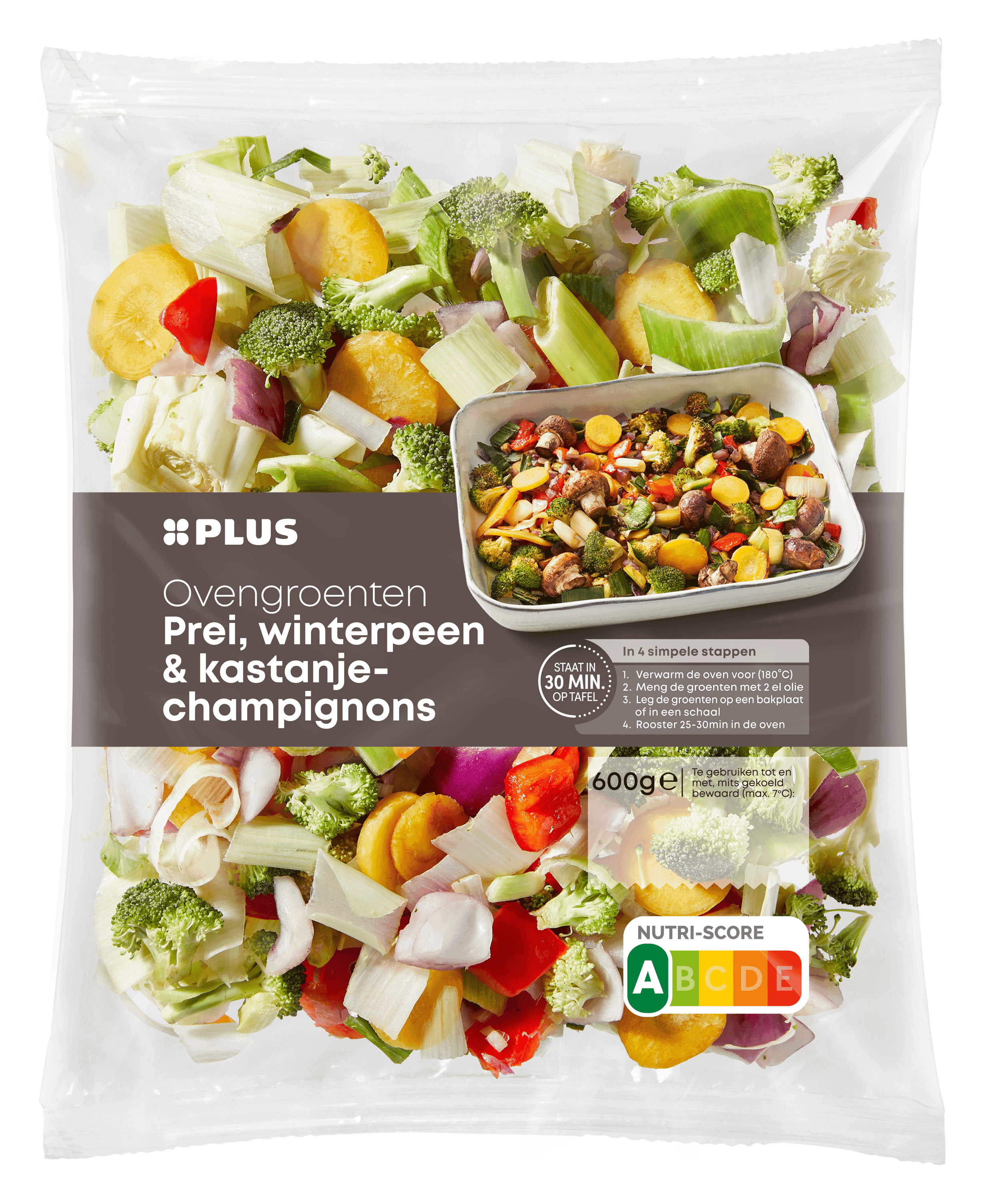 PLUS Oven en Airfryer prei peen kas champ