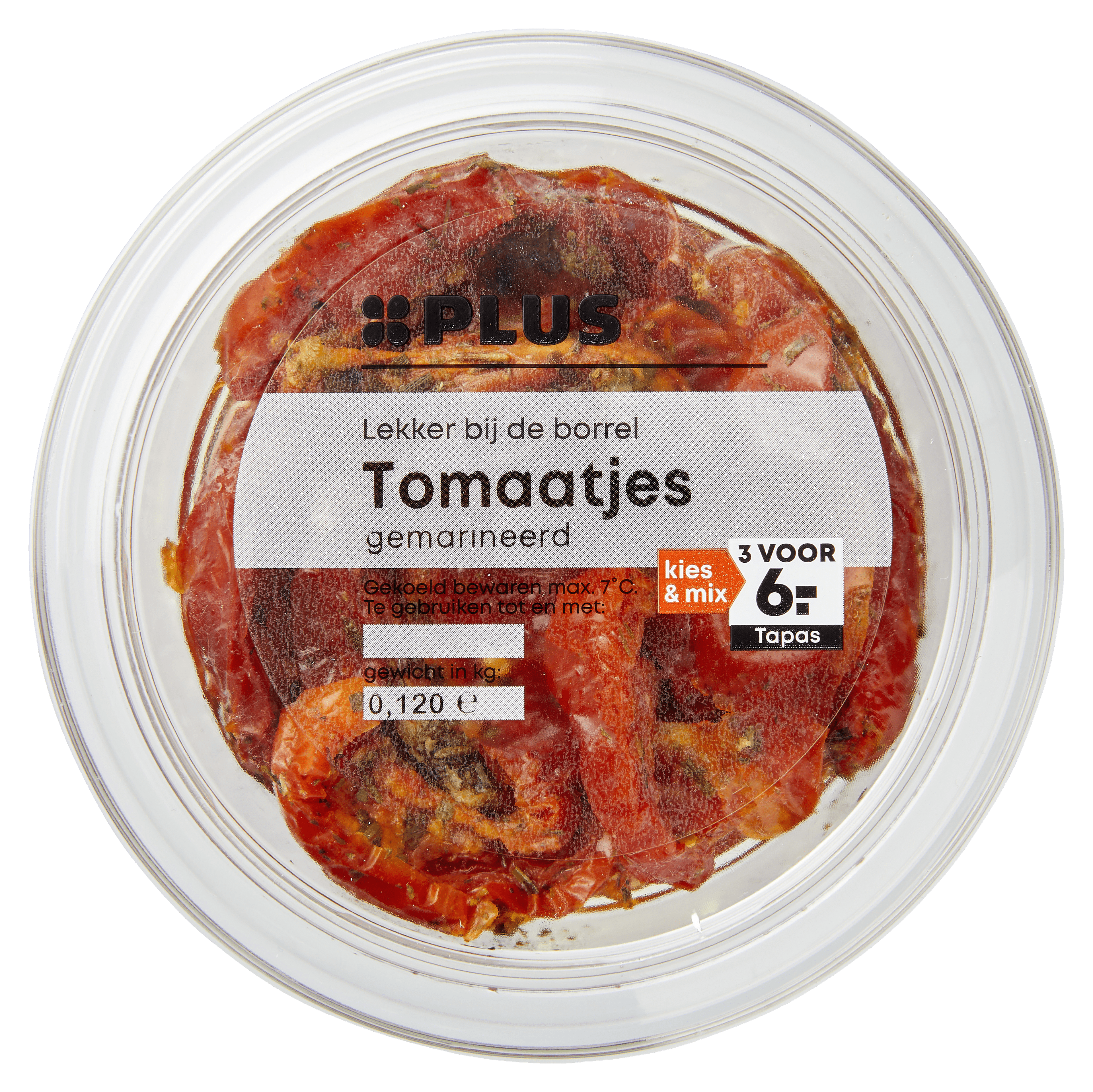 PLUS Zongedroogde tomaatjes