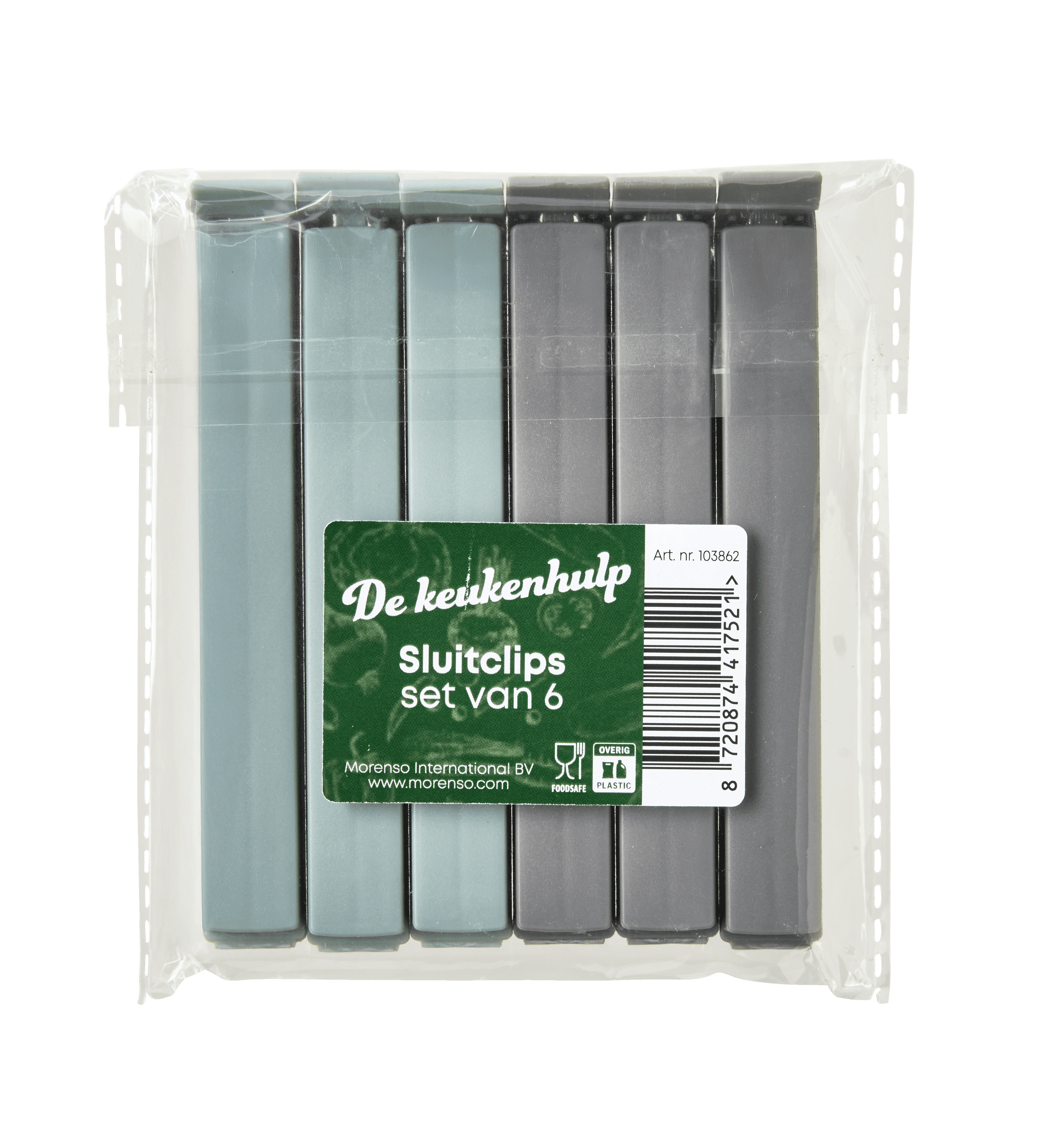 De keukenhulpjes Sluitclips per 6