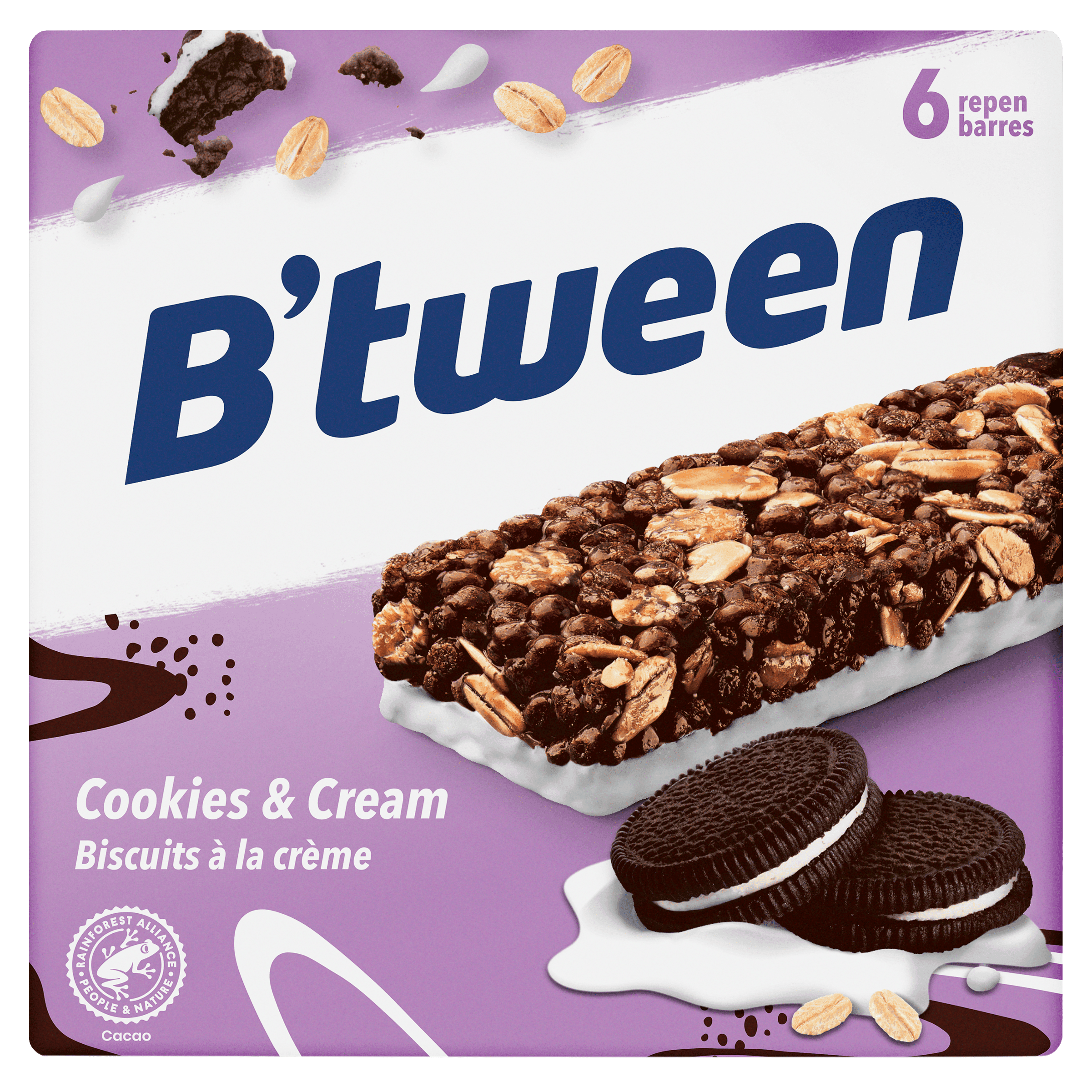 B'tween Mueslireep Cookies Cream