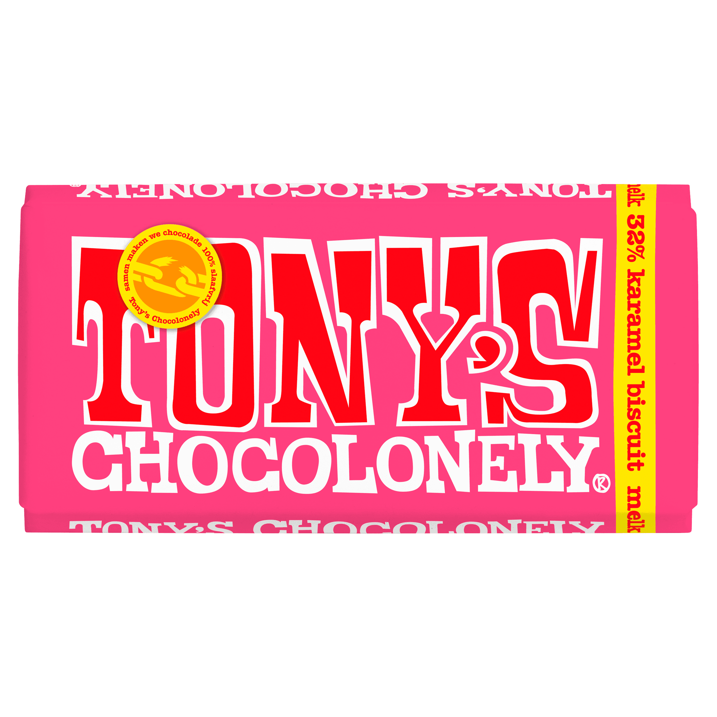 Tony's Chocolonely Melk karamel biscuit