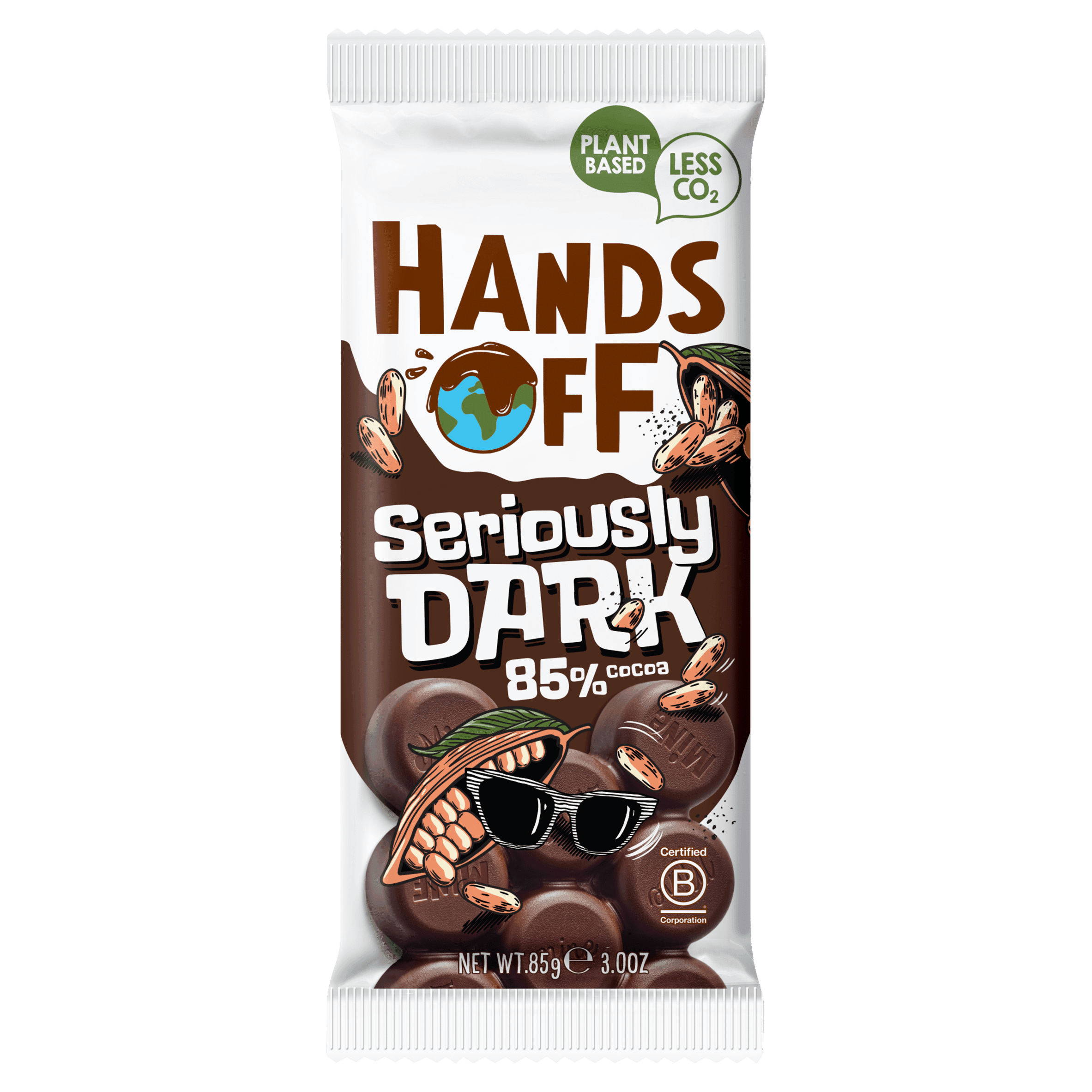 Hands off Vegan Seriously Dark 85%