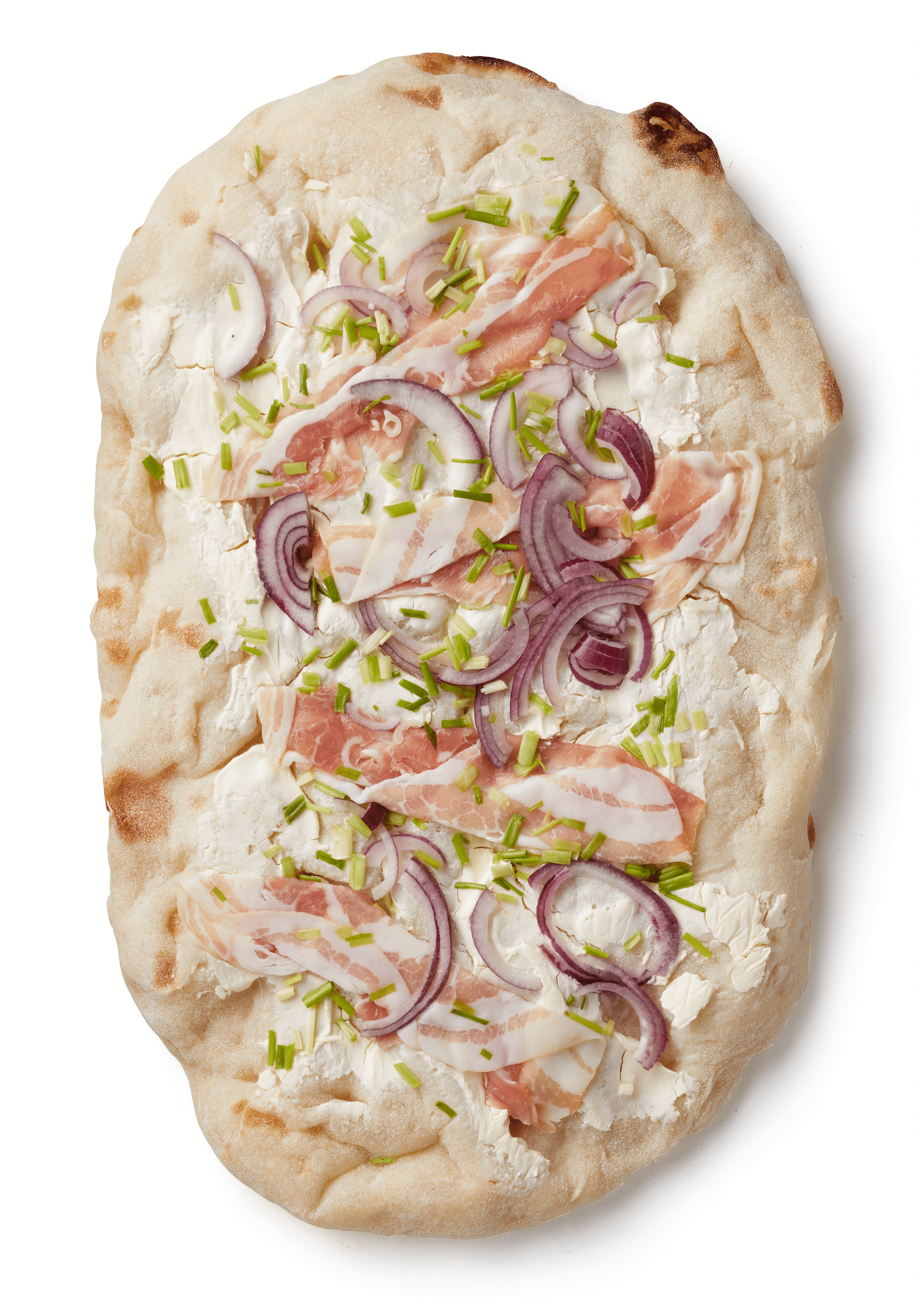 Uit de keuken van PLUS Pinsa spek en ui