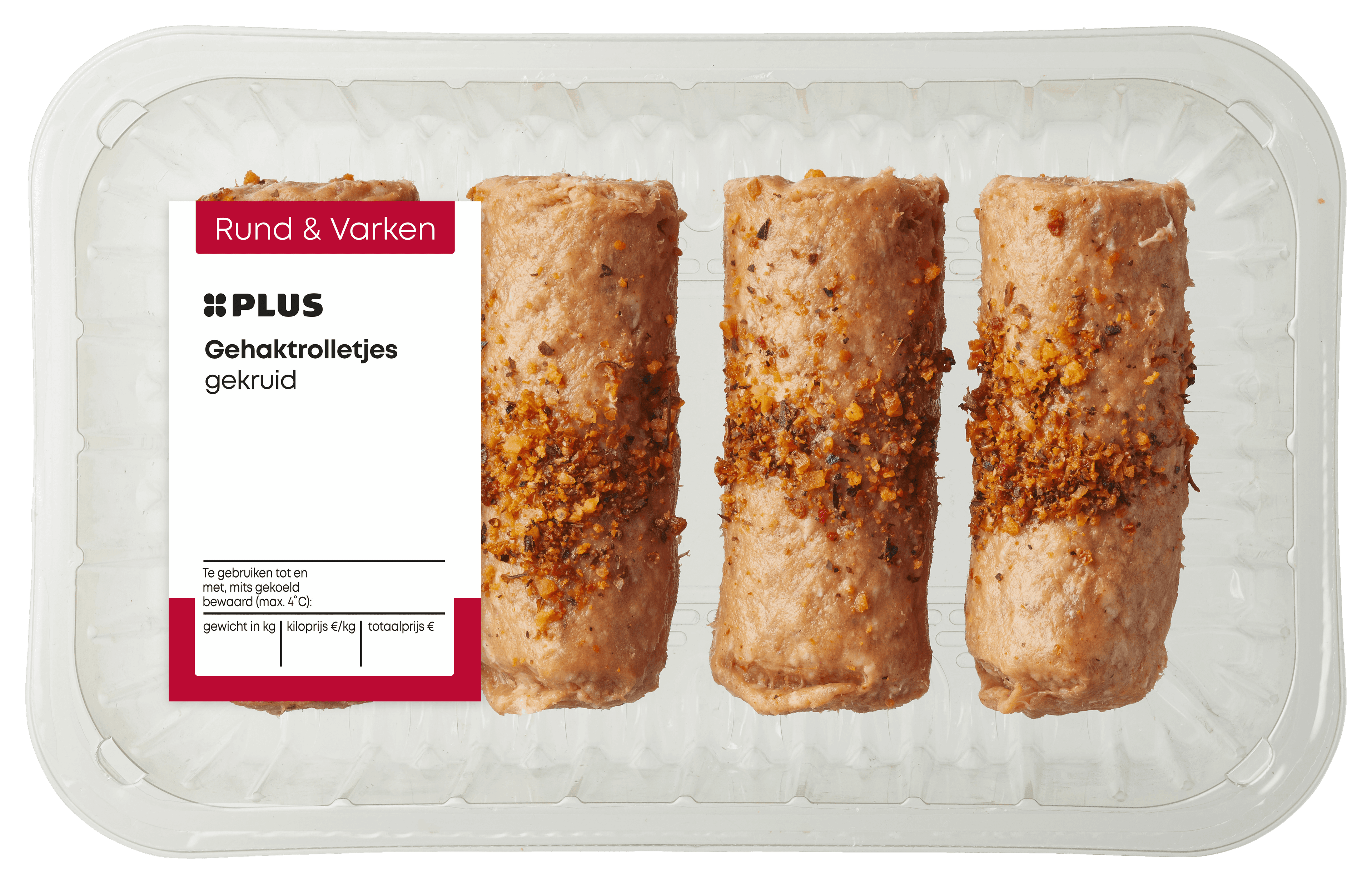 PLUS Gehaktrolletjes gekruid