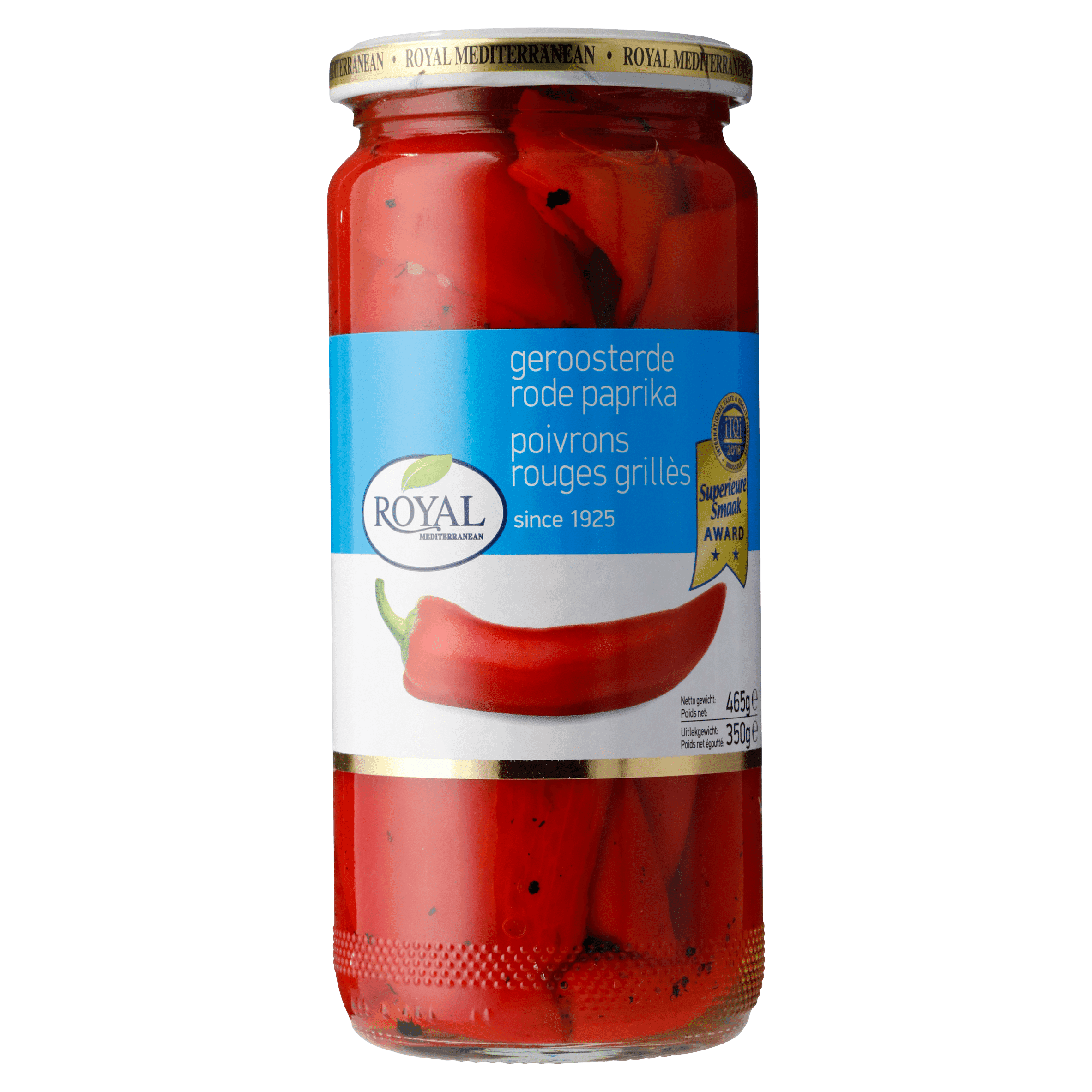 Royal Geroosterde plakken rode paprika