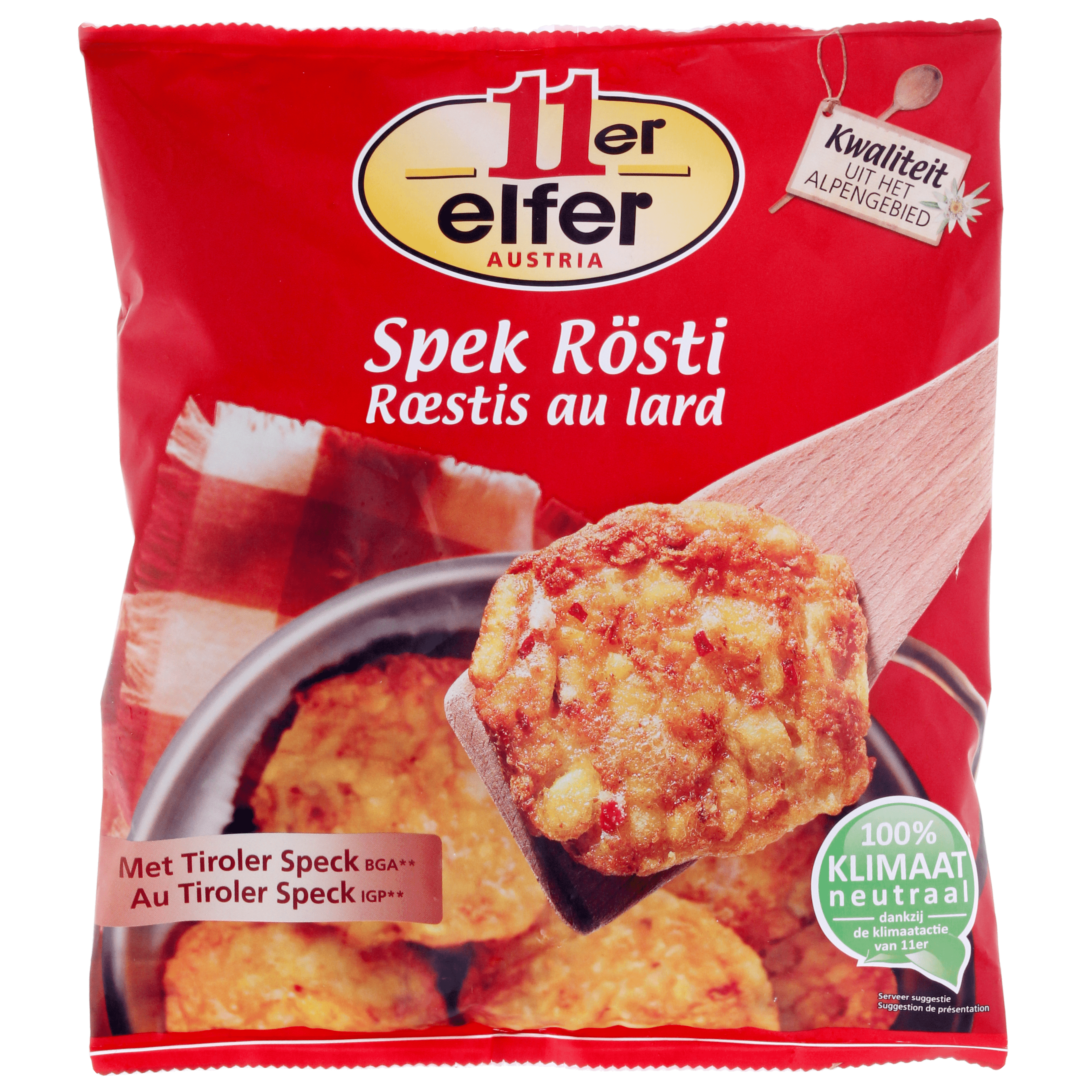 11er Ambachtelijk spek rosti