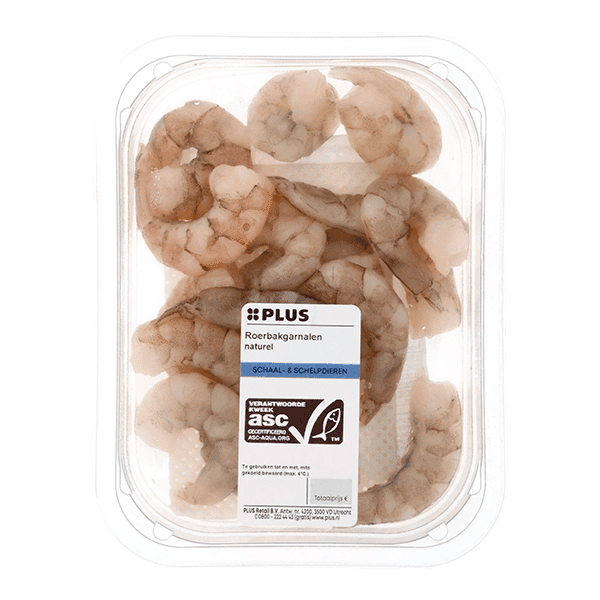 PLUS Roerbak garnalen naturel
