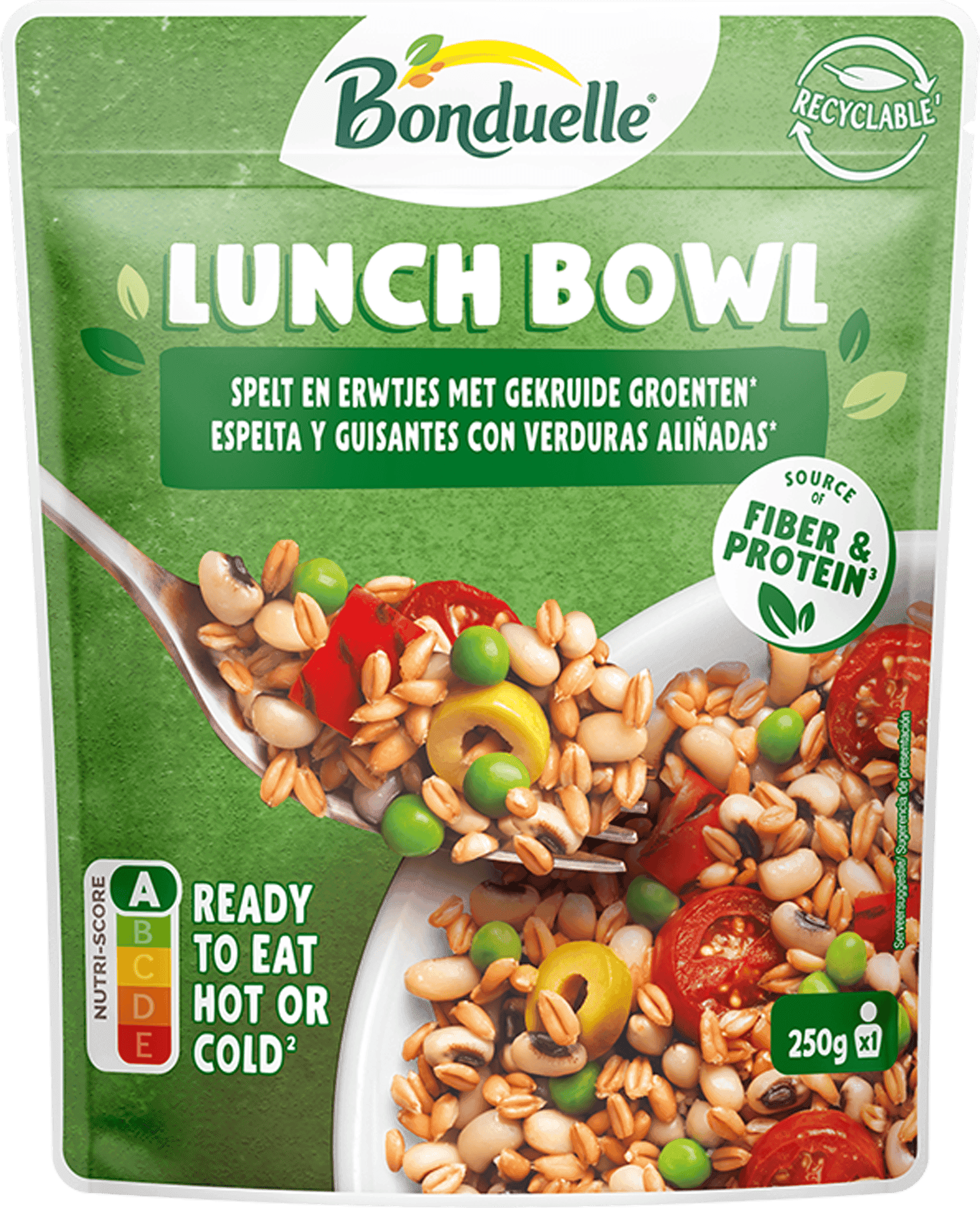 Bonduelle Lunch Bowl Mix Groente/Spelt