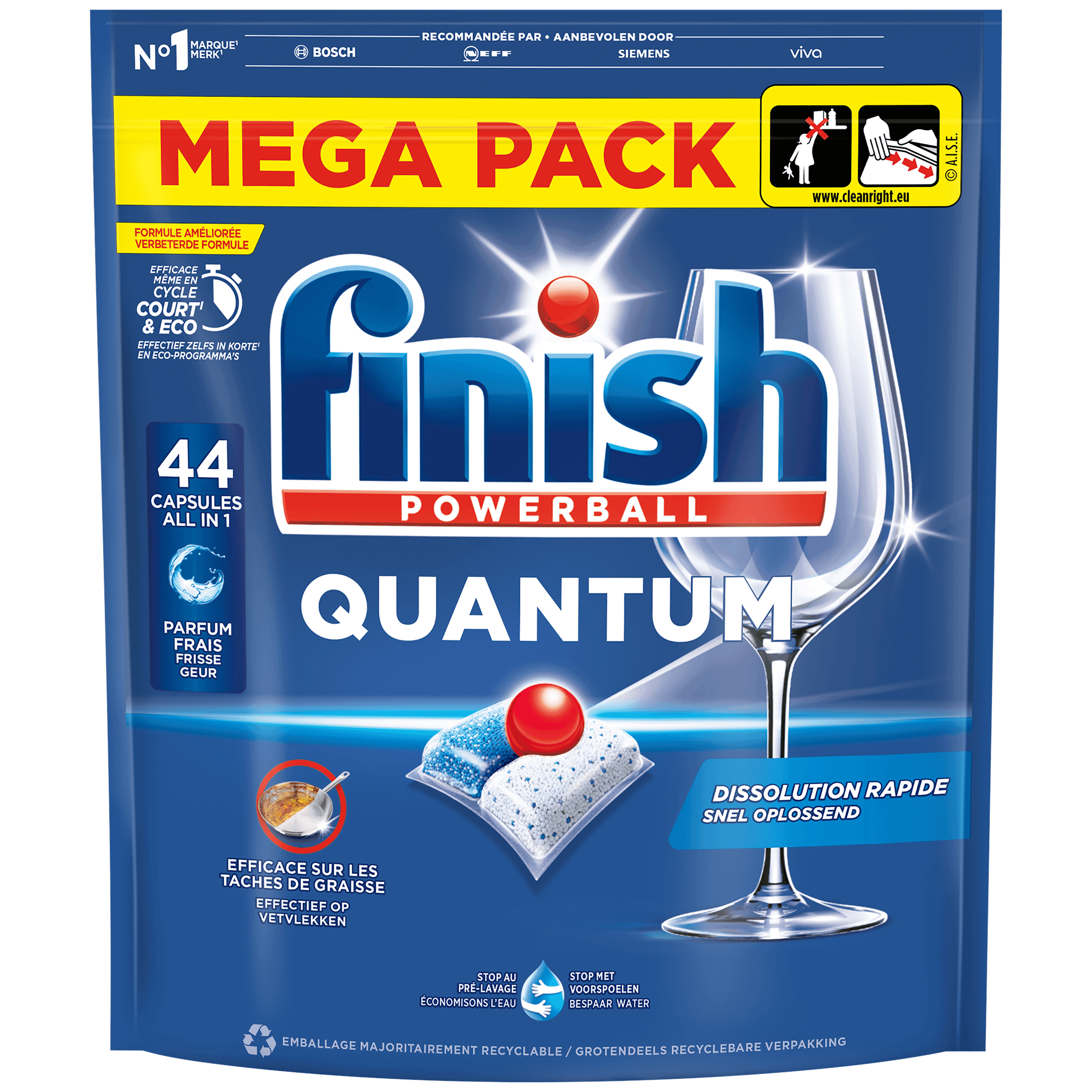 Finish Quantum regular vaatwascapsules
