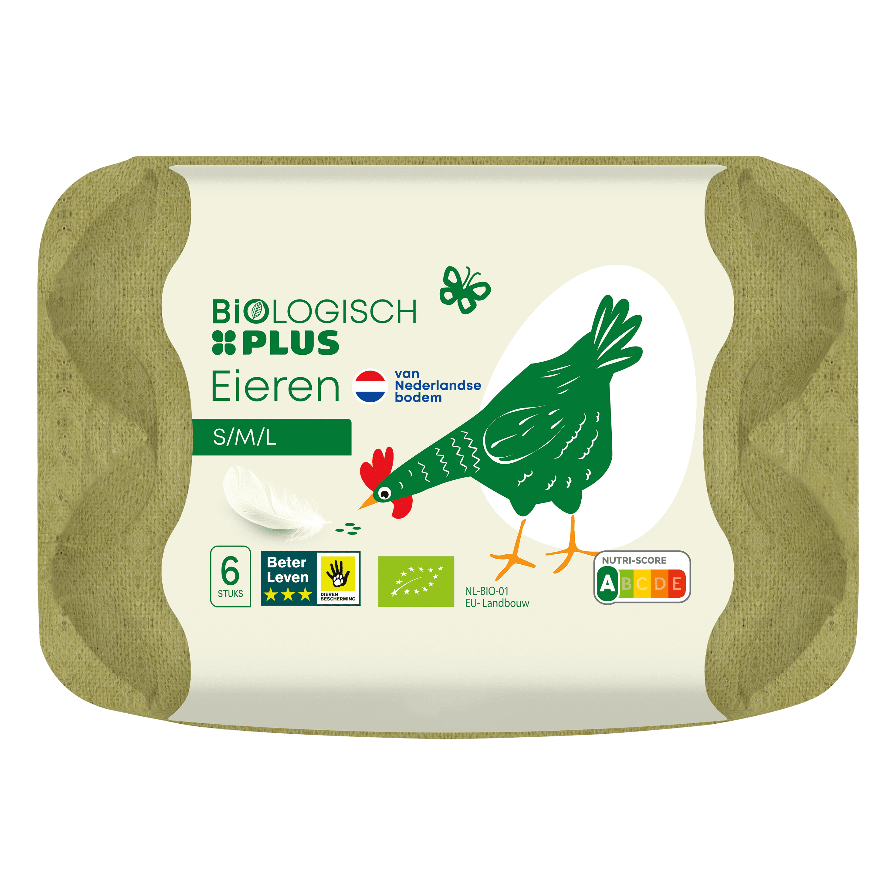 Biologisch PLUS Biologisch PLUS Eieren  BX 6ST