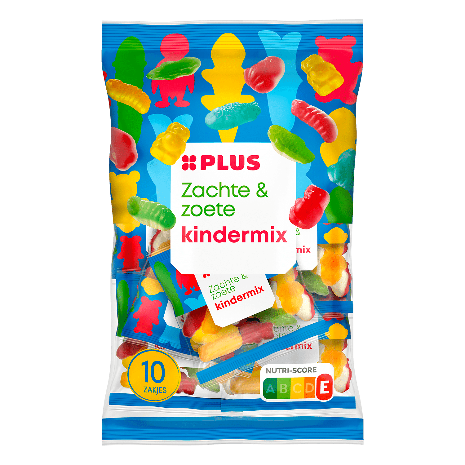 PLUS Zacht en zoete uitdeelmix 10 zakjes
