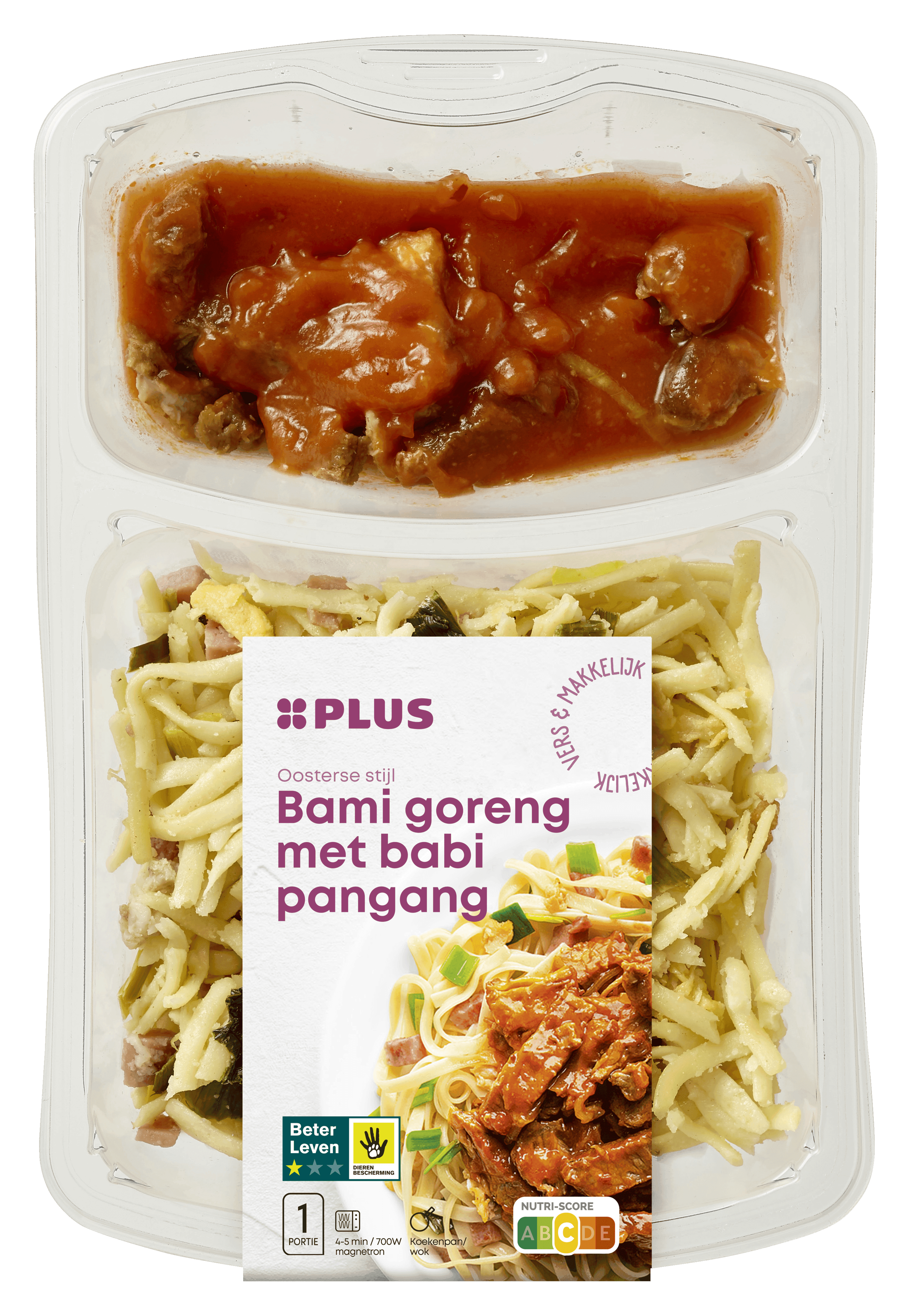 PLUS Bami Goreng met Babi Pangang