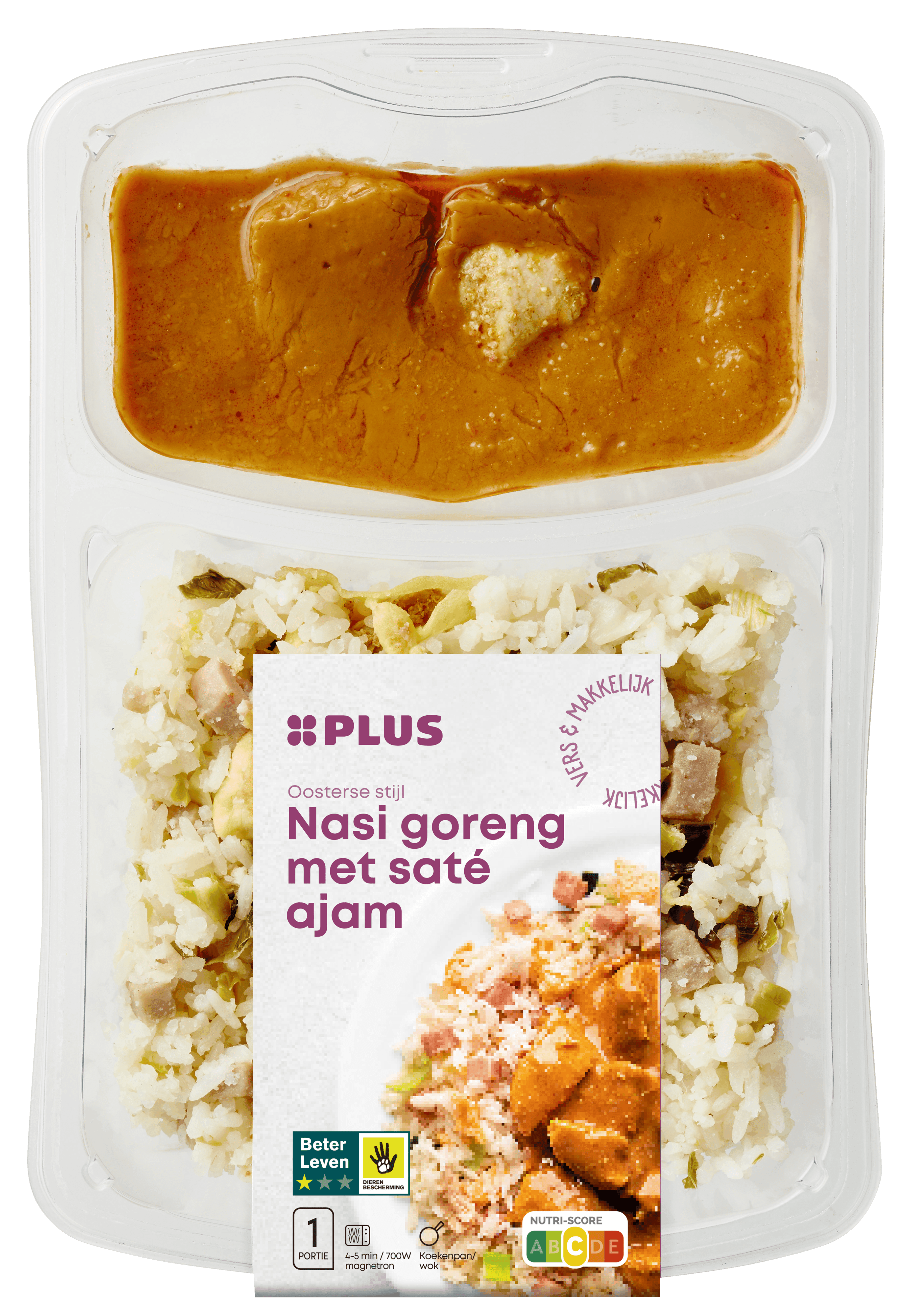 PLUS Nasi Goreng met Saté Ajam