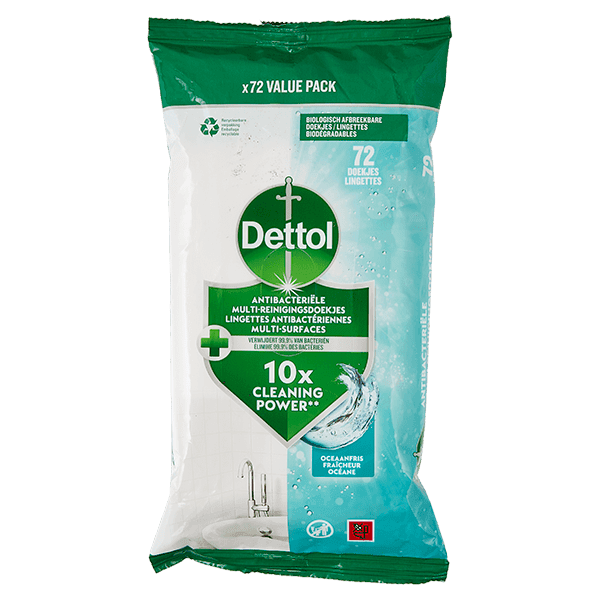 Dettol Antibacteriele Reinigingsdoekjes ocean