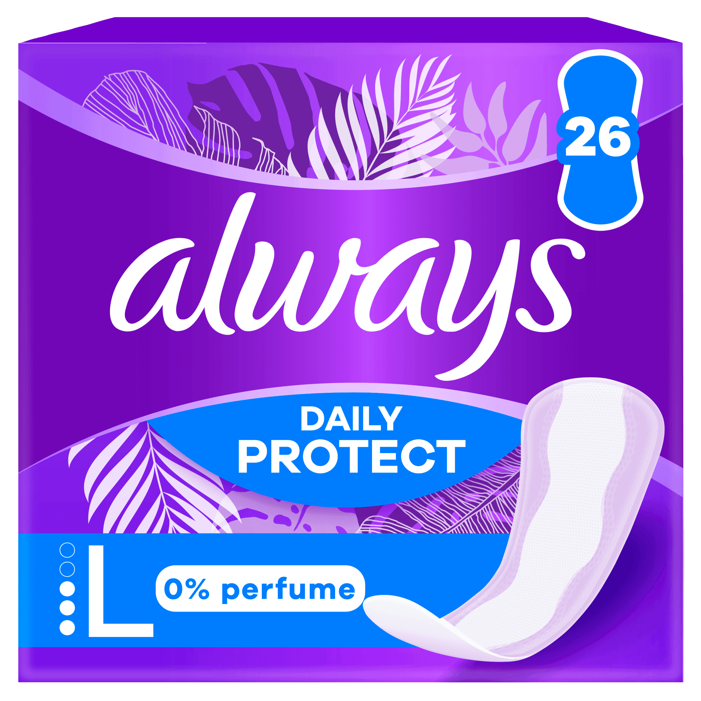 Always inlegkruisjes protect long 0% perfume