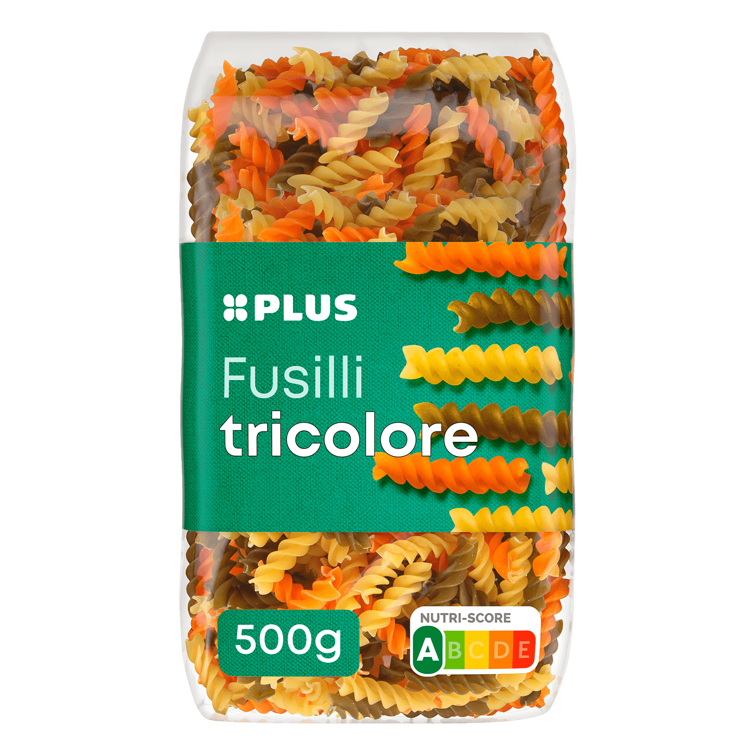 PLUS Fusilli tricolore