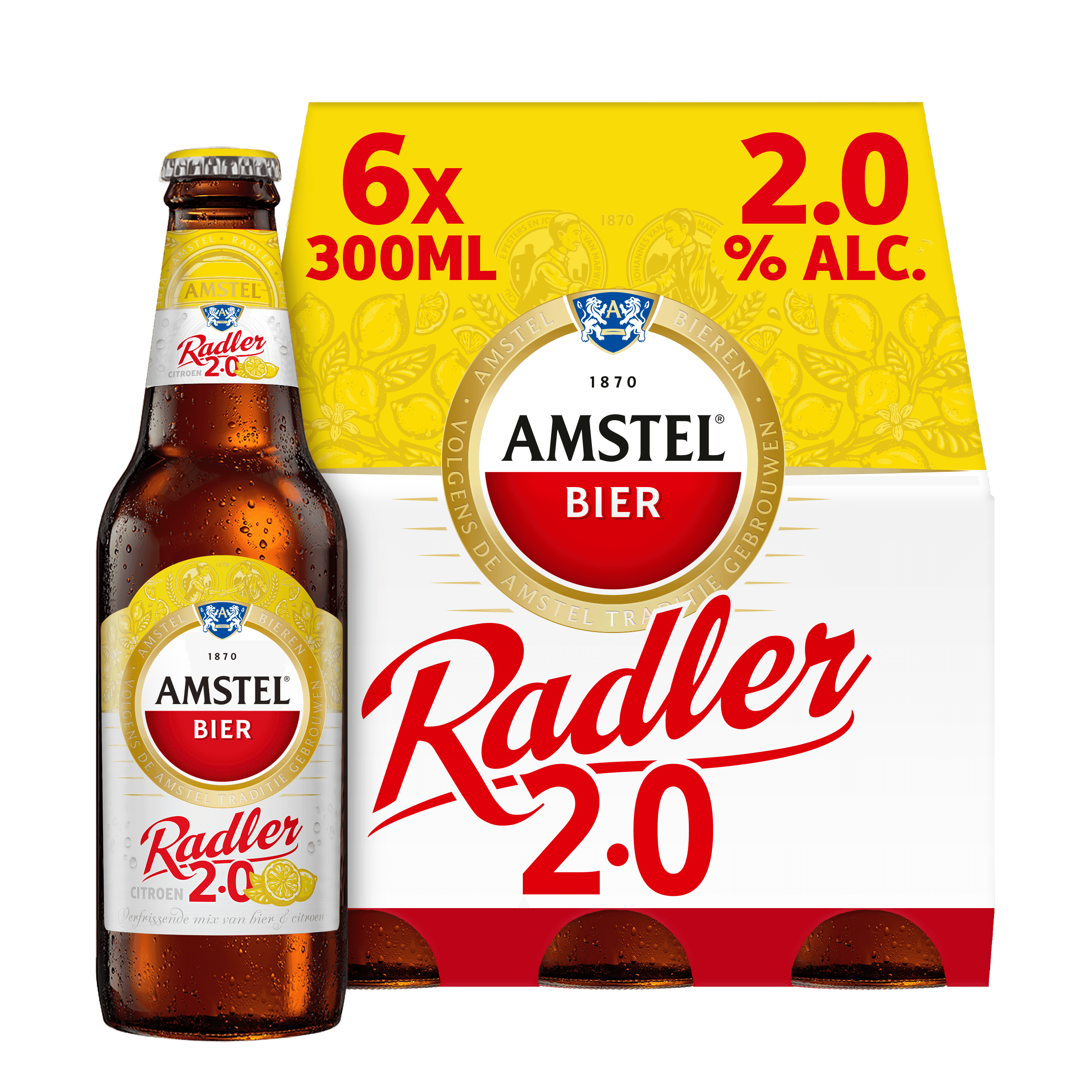 Amstel Radler citroen bier fles
