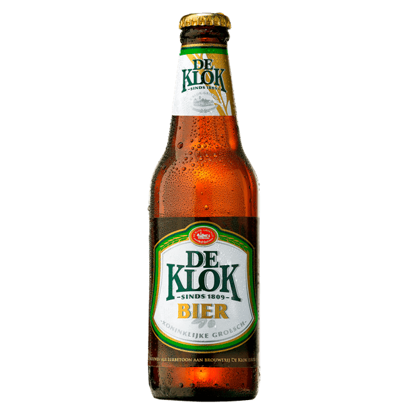 De Klok Bier krat fles