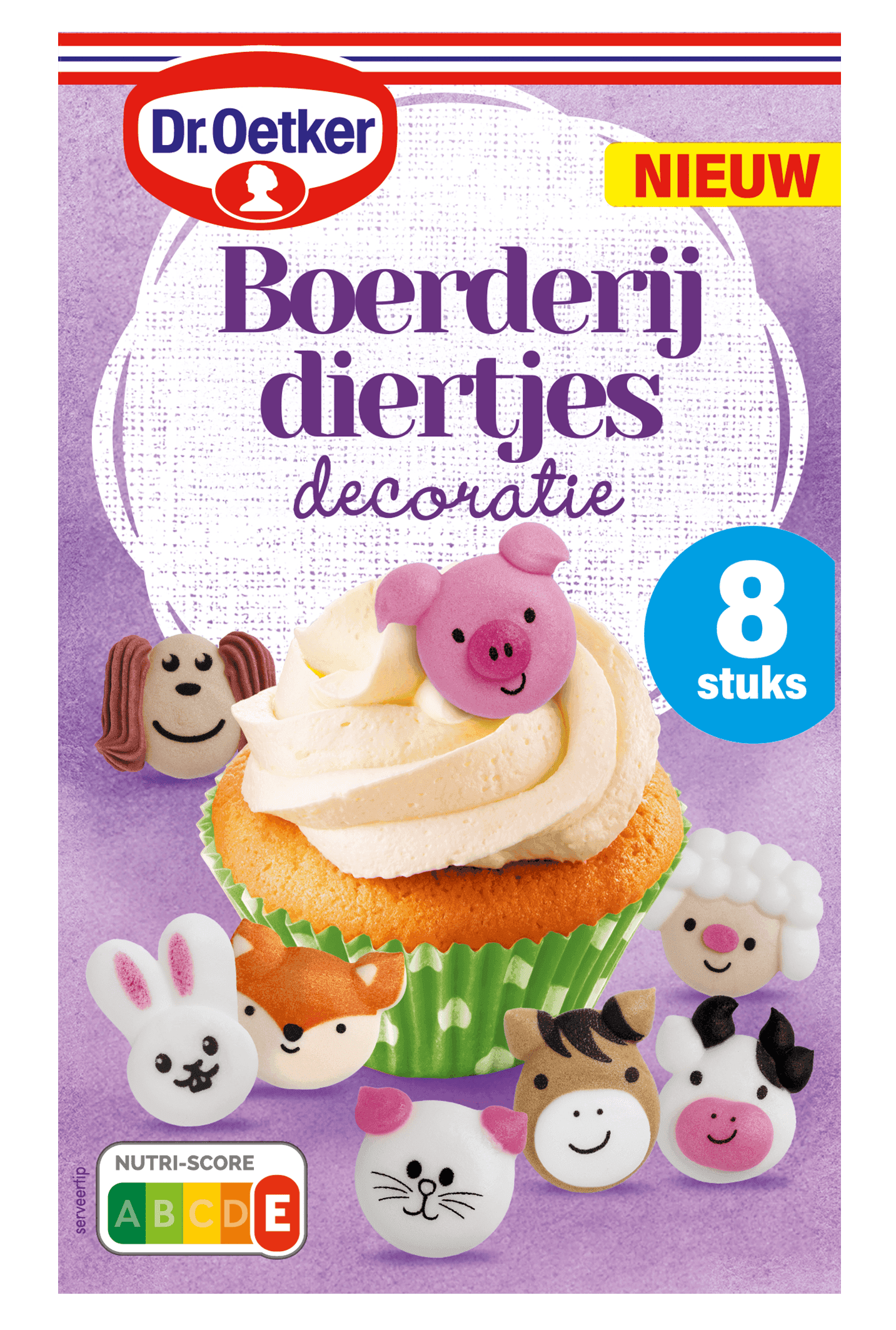 Dr. Oetker Boerderijdiertjes decoratie