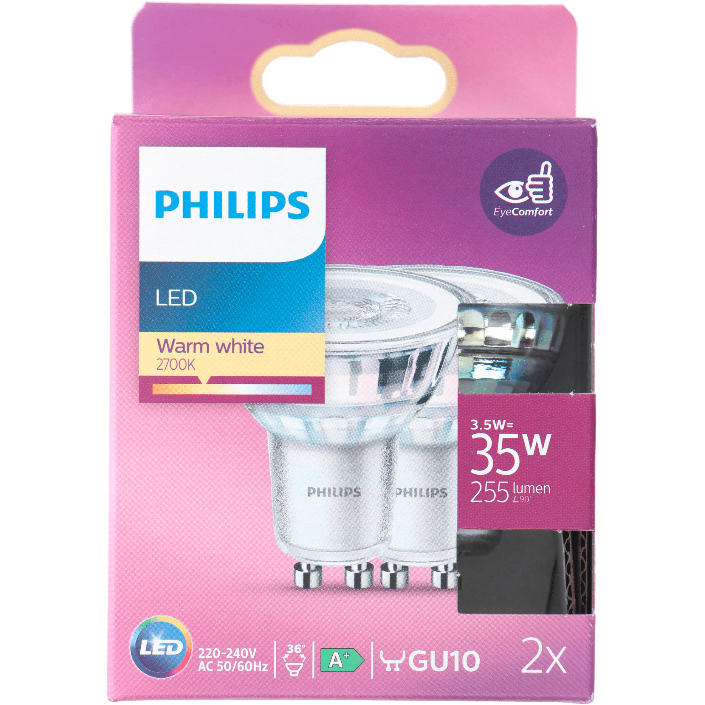 Philips LED 35W spot GU10 niet dimbaar