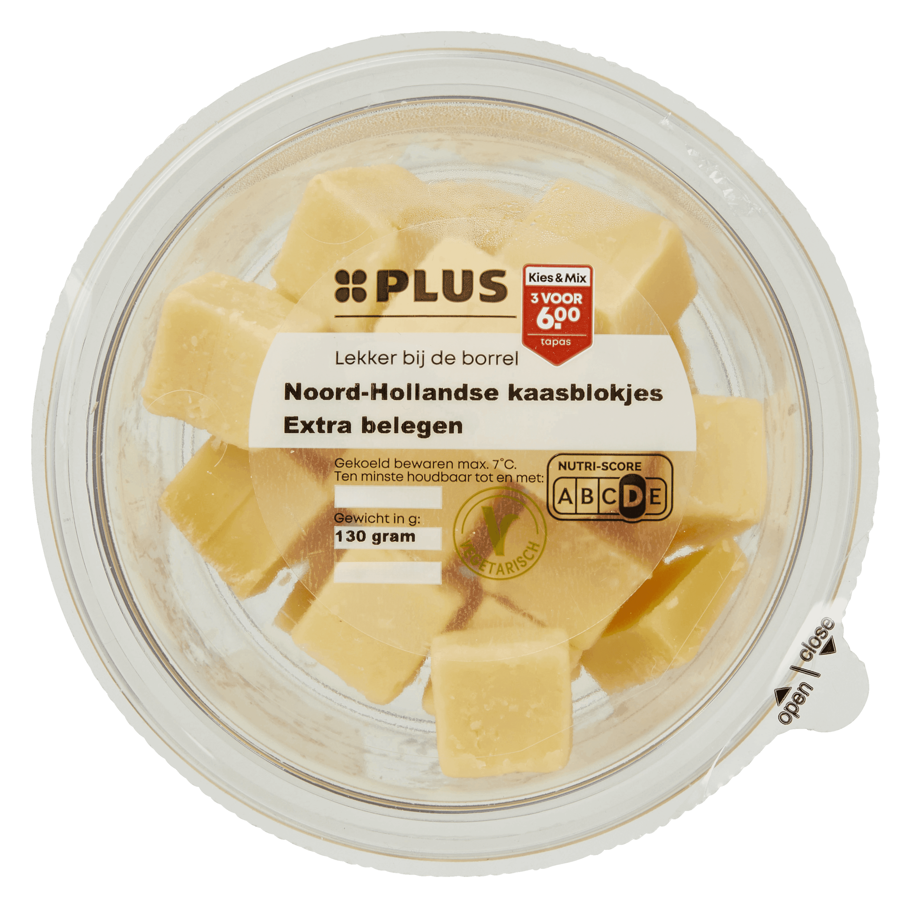 PLUS N-Holl Kaasblokjes Extra Bele
