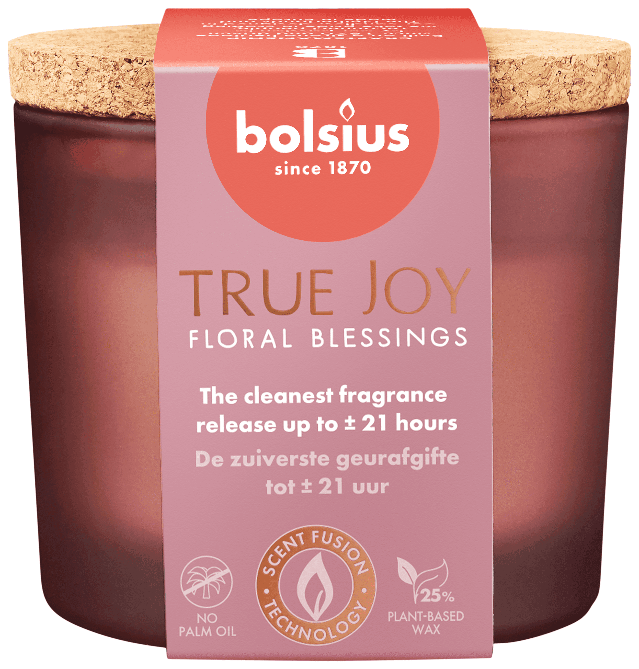 Bolsius Geurglas kurk True Joy Floral Blessing