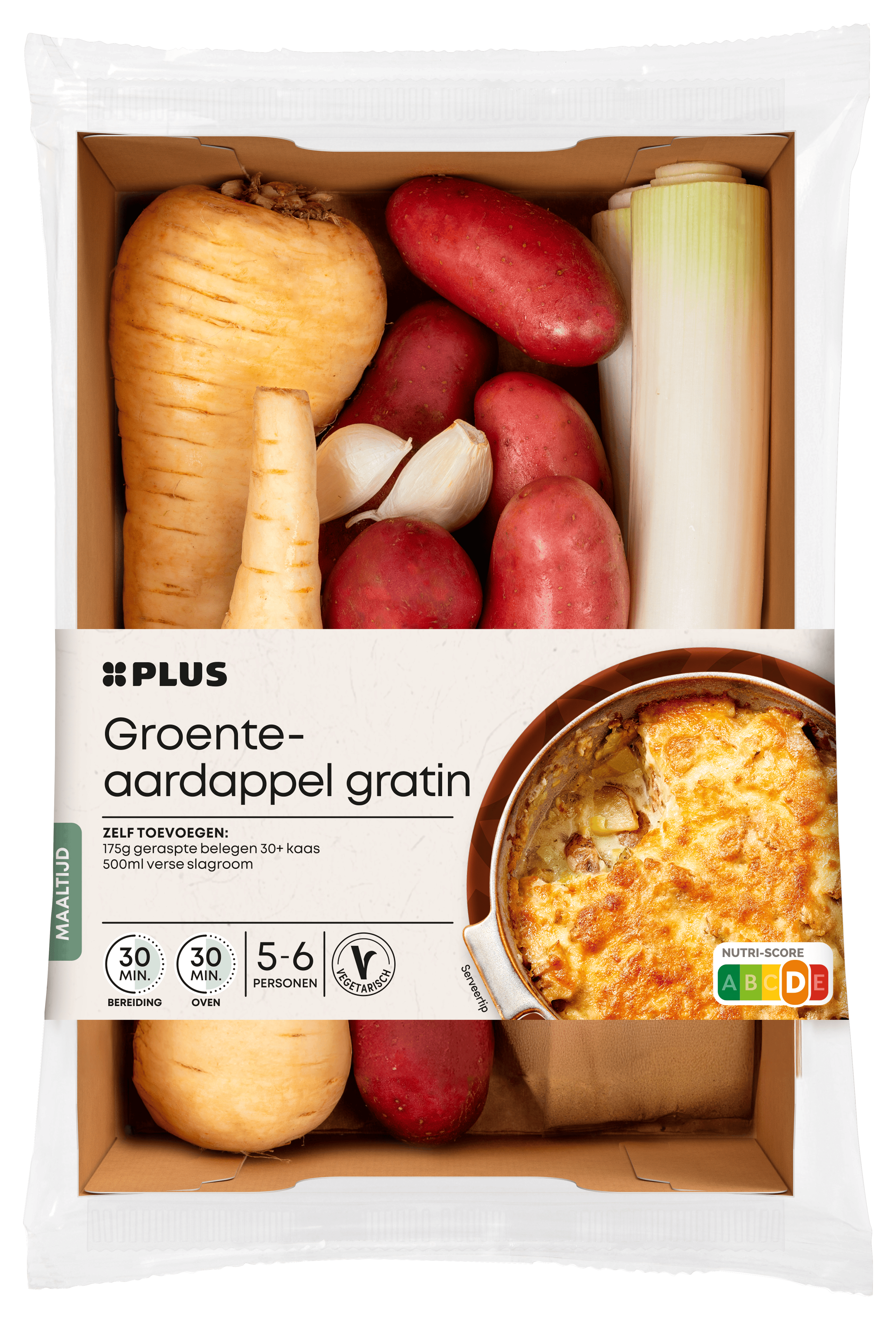 PLUS Verspakket groente-aardappelgratin