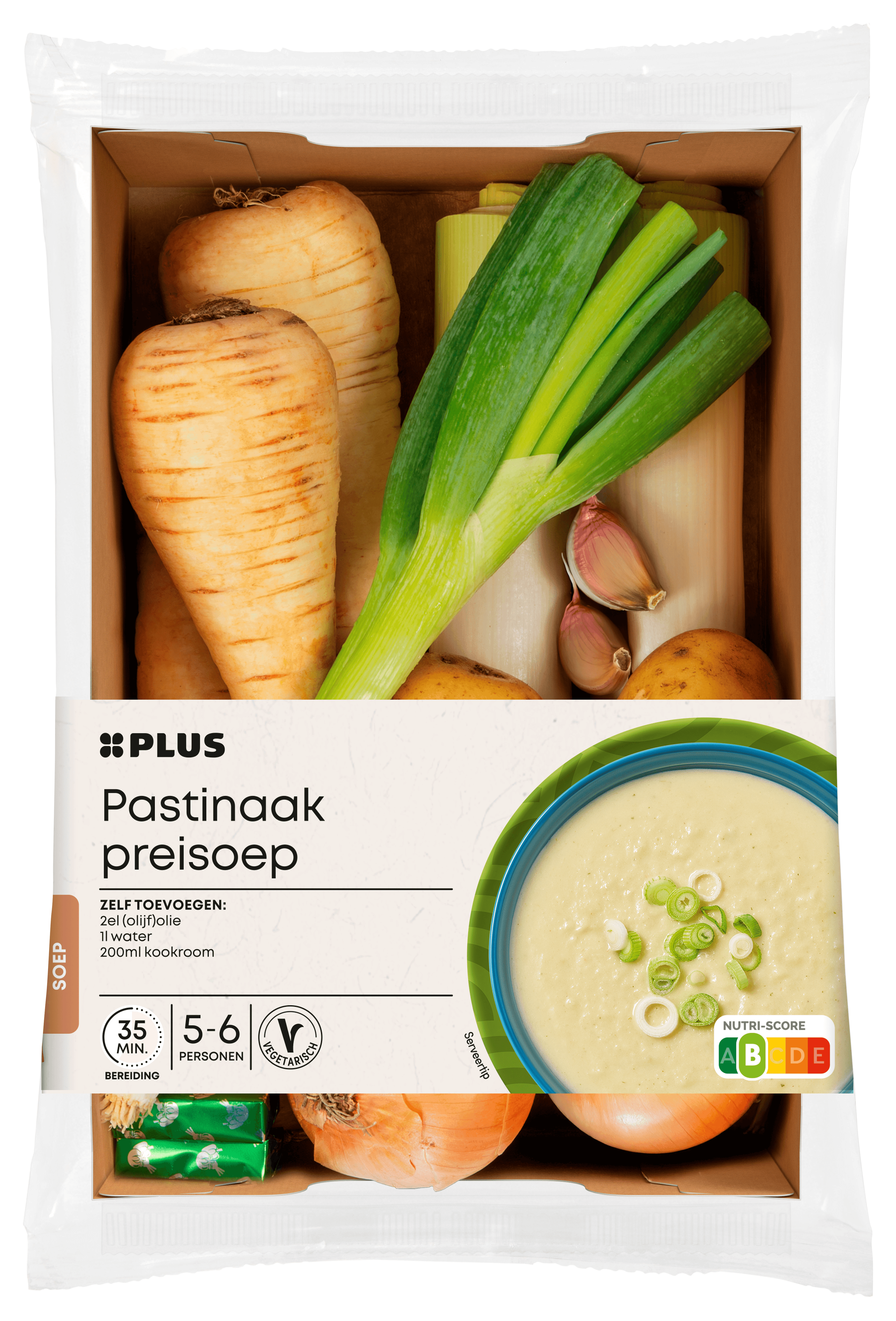 PLUS Verspakket pastinaak-prei soep
