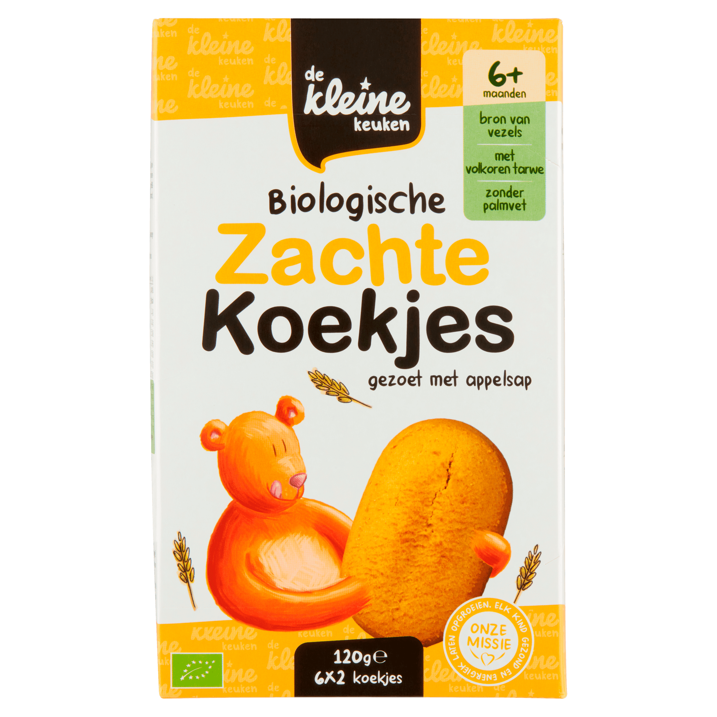De Kleine Keuken Biologische zachte koekjes 6+