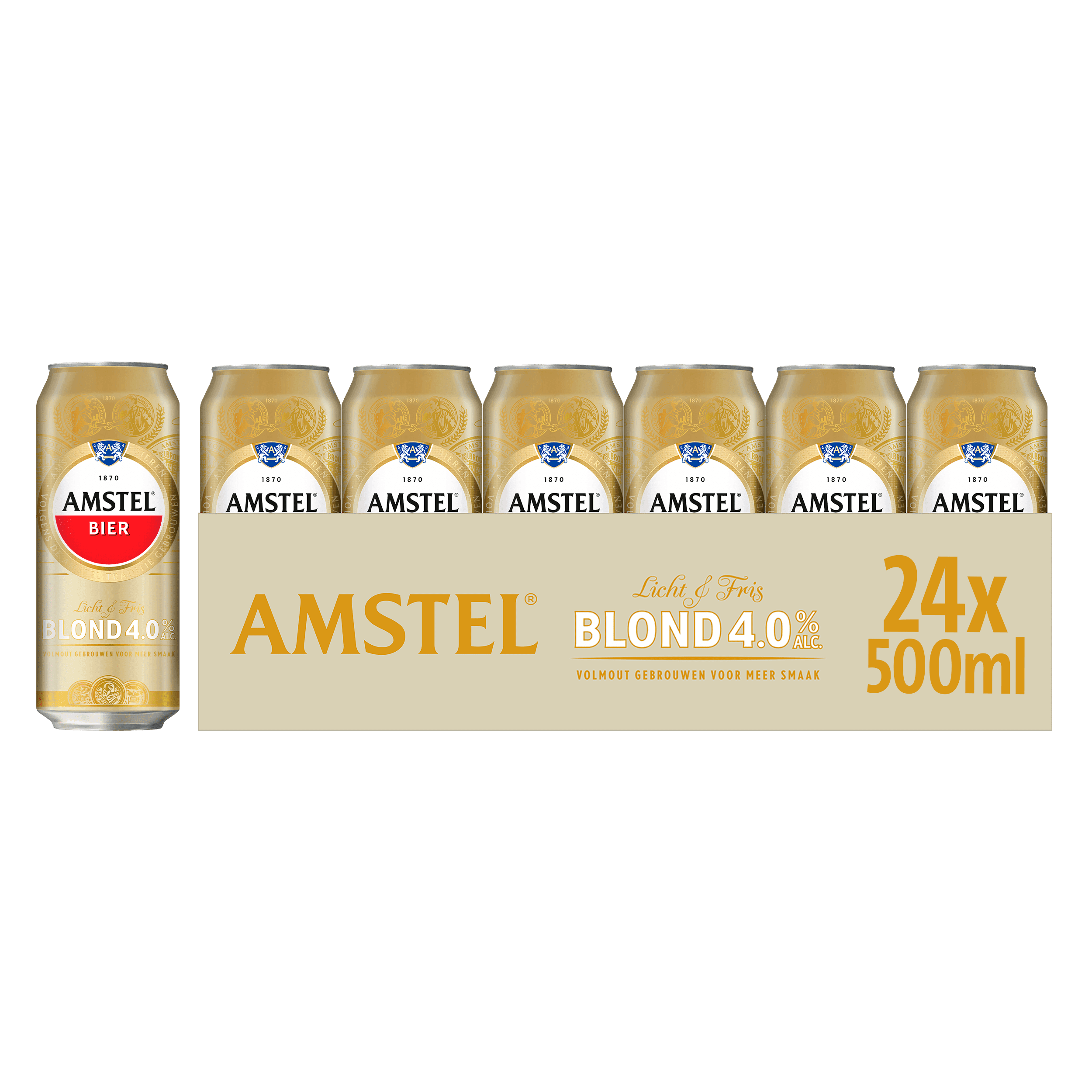 Amstel Blond bier blik