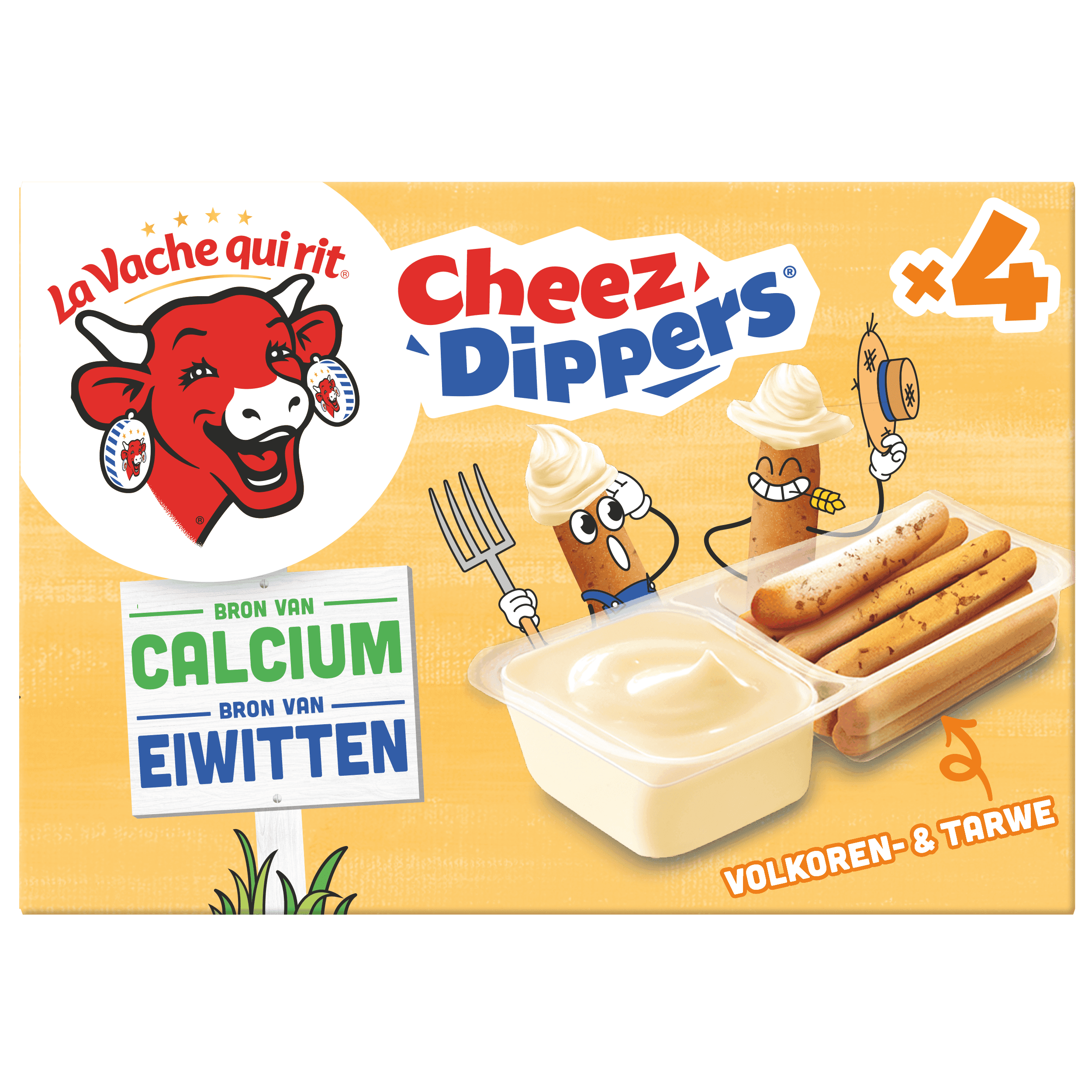 La Vache Qui Rit Cheez Dippers volkoren & tarwe