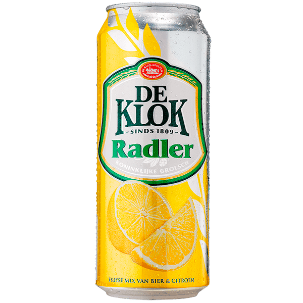 De Klok Radler citroen 2.0 bier