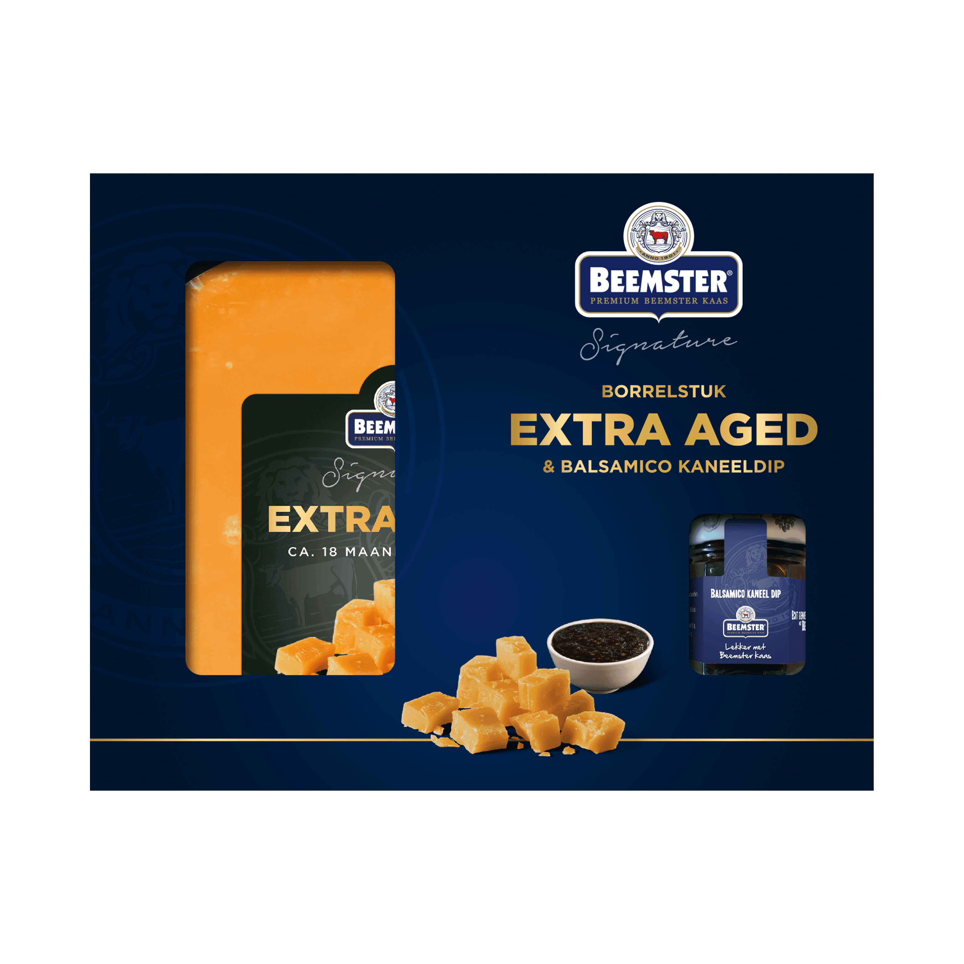 Beemster Signature Borrelstuk Extra Aged & Bals