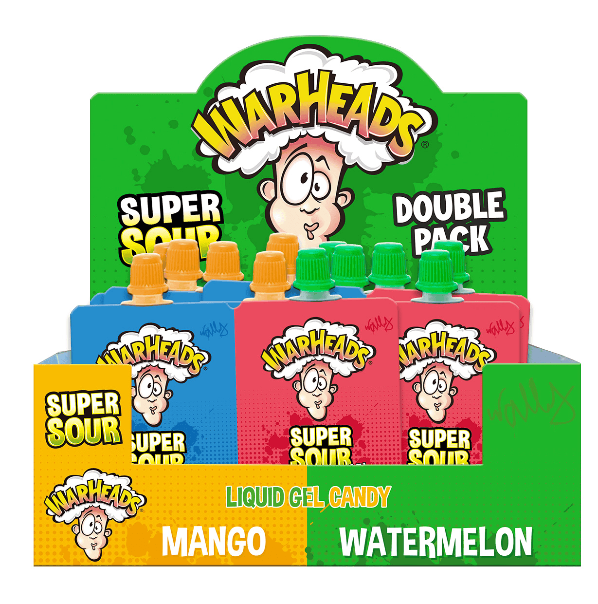 Warheads Super sour gel duopack