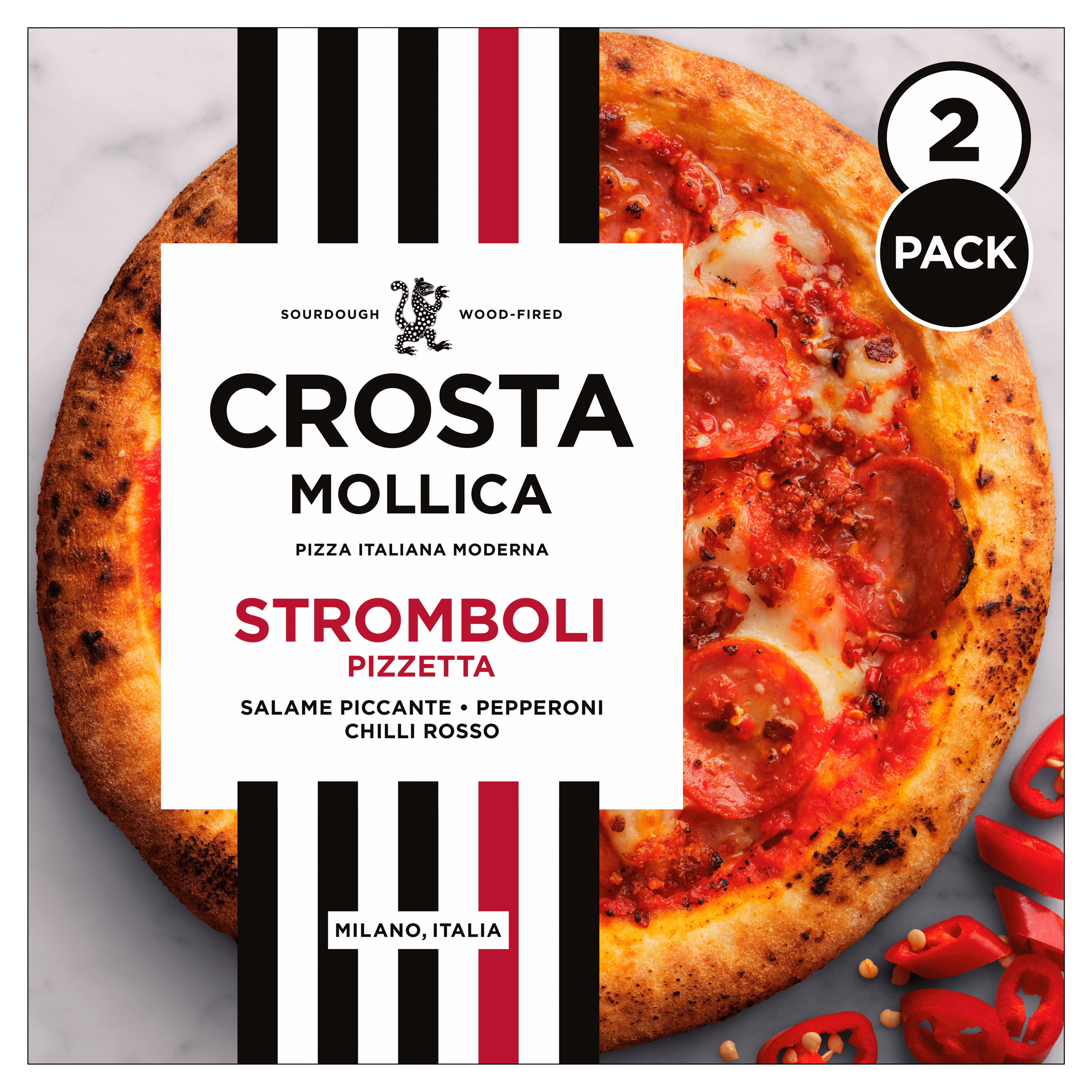 Crosta & Mollica Pizzetta Stromboli
