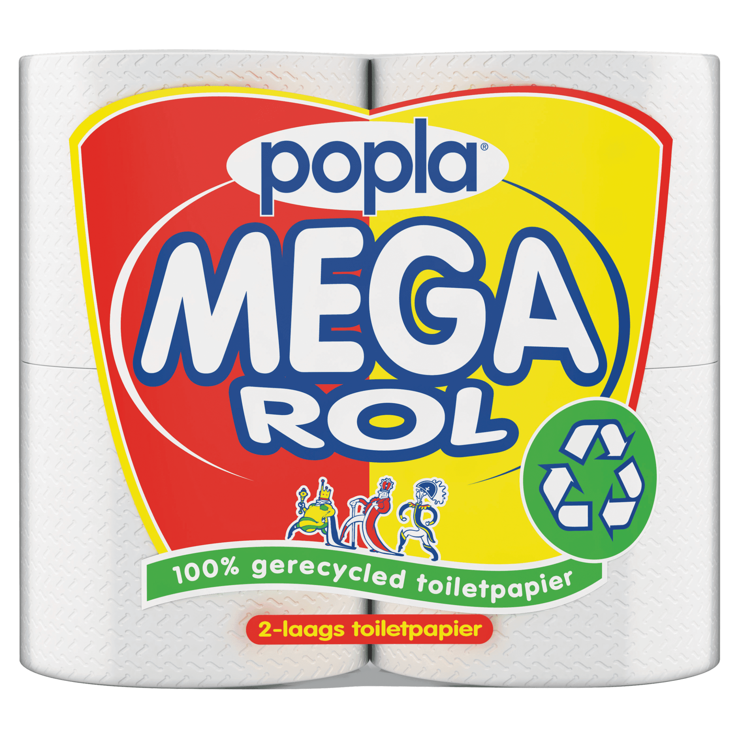 Popla Toiletpapier 2 laags recycled
