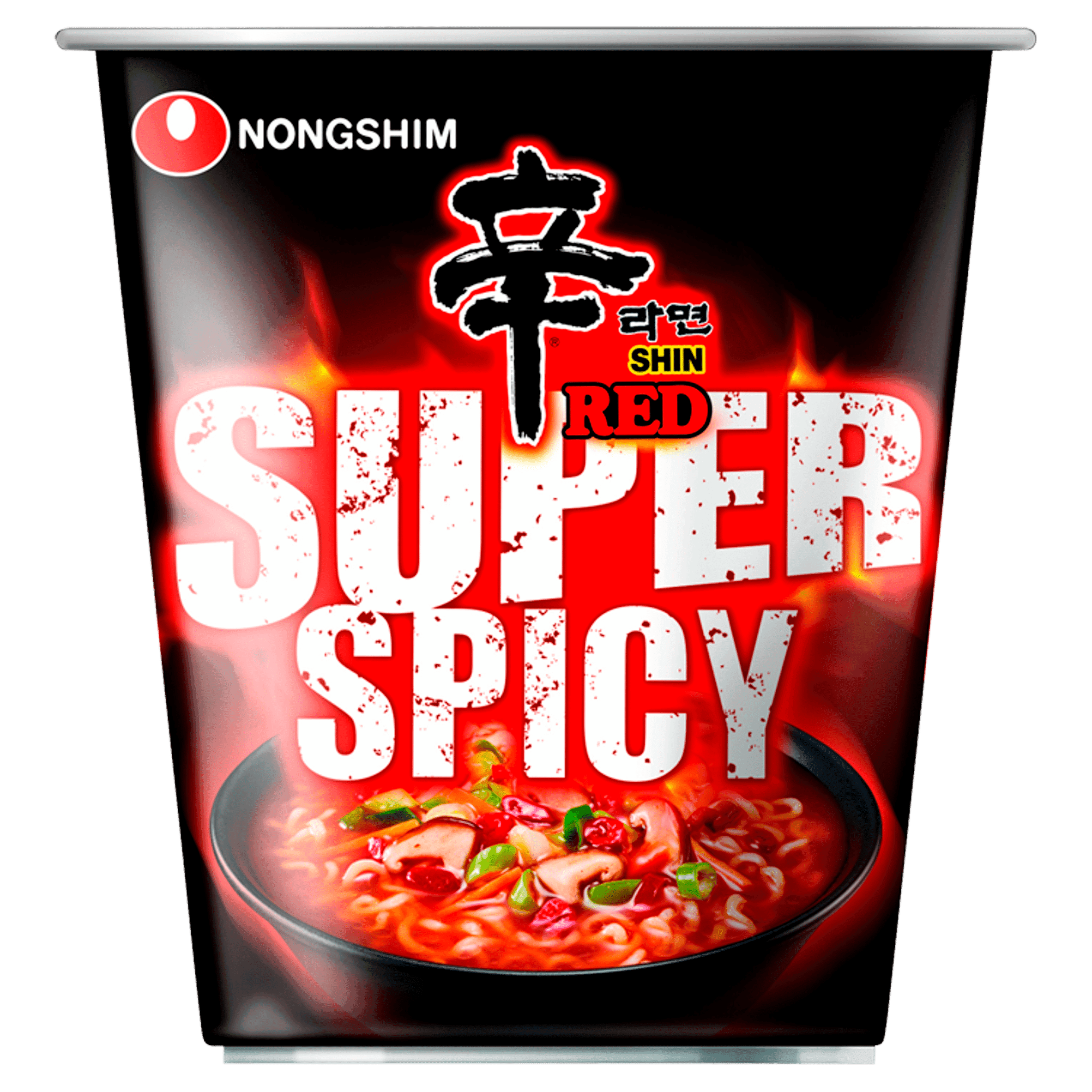 Nongshim Instant cup noedels shin red super