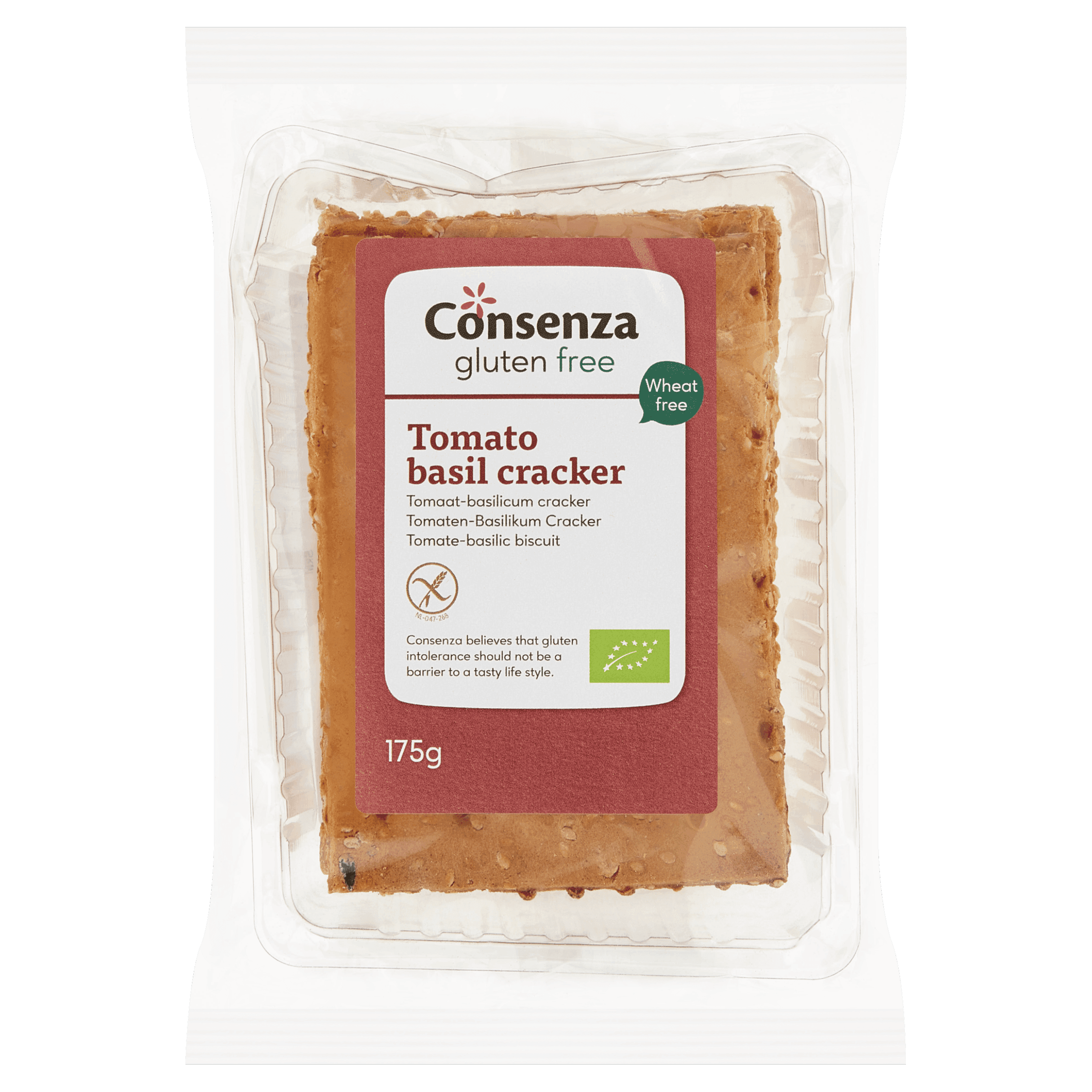 Consenza GV Cracker tomaat basilicum bio