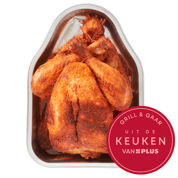 Uit de keuken van PLUS Gegrilde Hele Kip